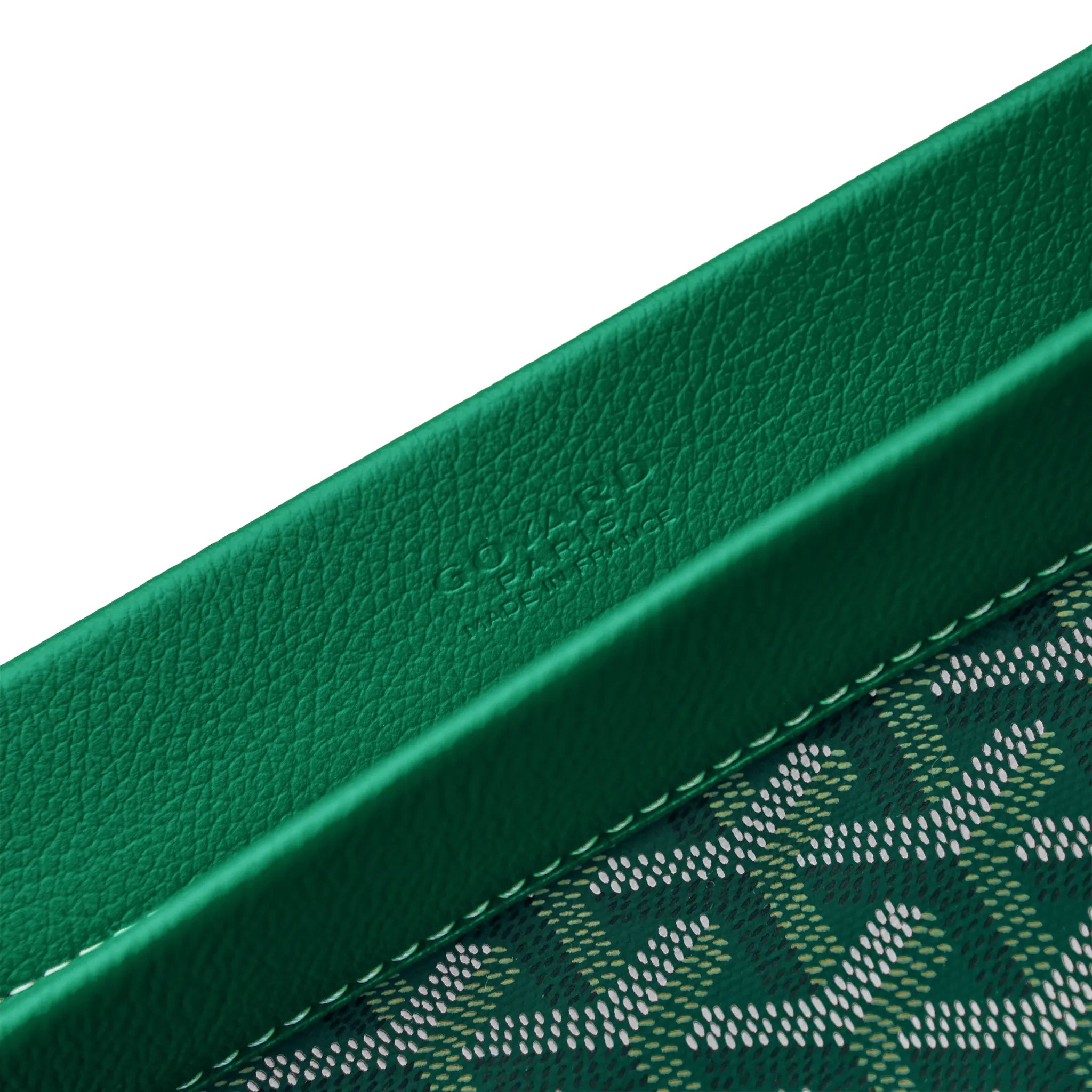 Goyard Conti Green Leather Pouch - Luxury Crossbody Bag for Women | Perfect for Travel, Shopping & Everyday Use