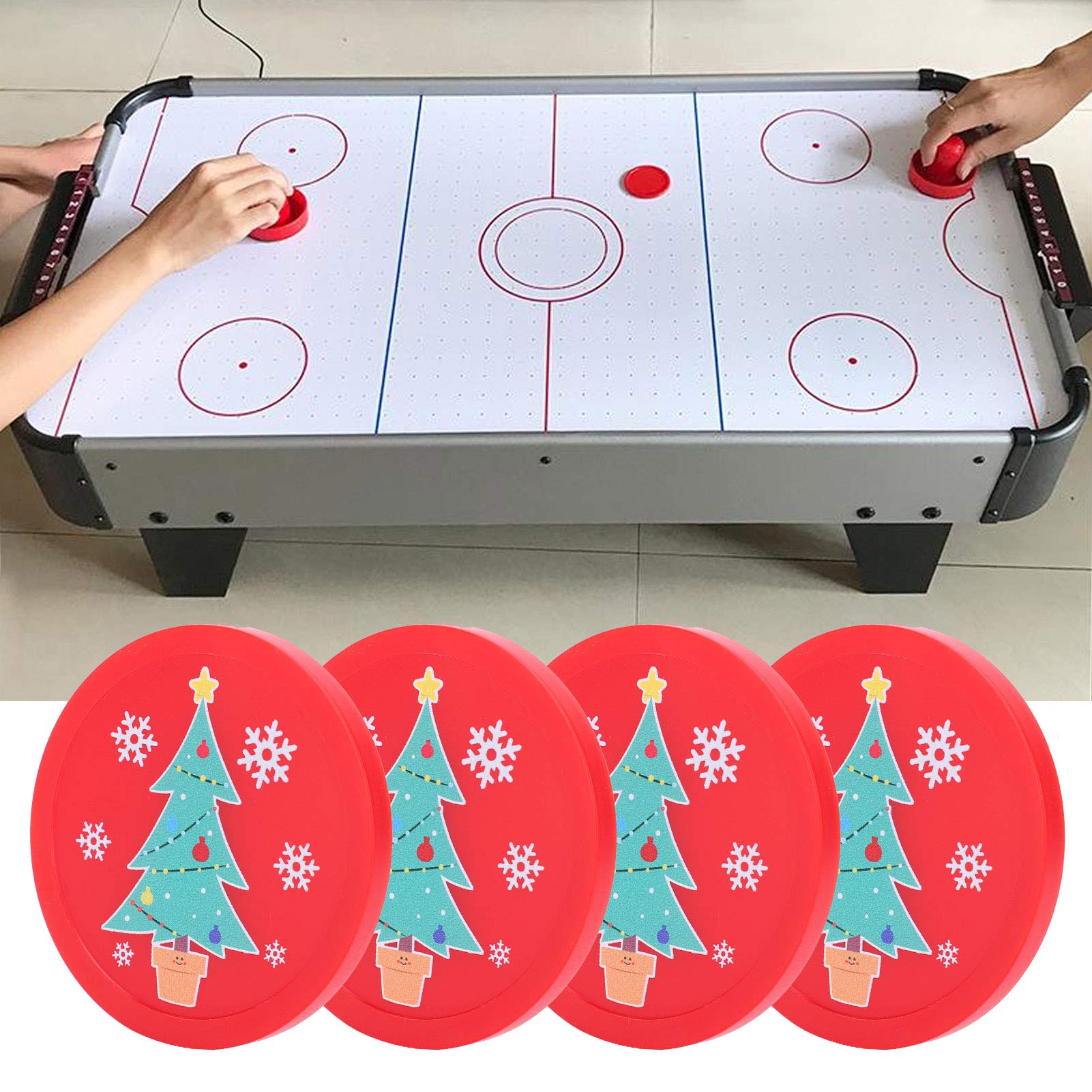 Premium Air Hockey Paddles & Pucks Set - 100g Smooth Glide for Adults & Teens - Perfect for Game Rooms, Arcades & Home Entertainment