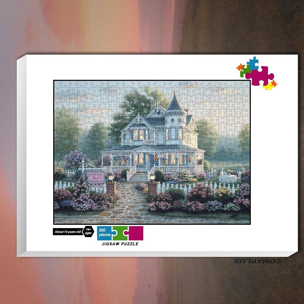 Victorian 500-Piece Wooden Jigsaw Puzzle for Adults - Educational & Home Decor Gift