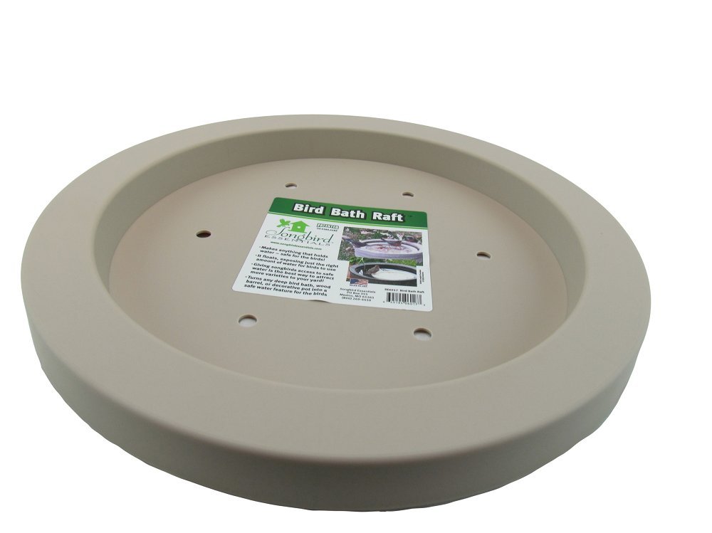 Songbird Essentials SE6017 Floating Bird Bath Raft for Wild Birds - Set of 1 | Outdoor Garden Decoration & Bird Watching Accessory | Attracts Robins, Finches & Songbirds to Your Backyard
