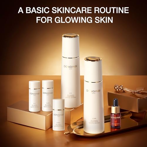 Donginbi Red Ginseng Power Repair Essential Skin Care Set - Anti-Aging Face Essence, Wrinkle Reduction, Korean Beauty Routine | Perfect for Daily Skincare & Easter Gift Baskets