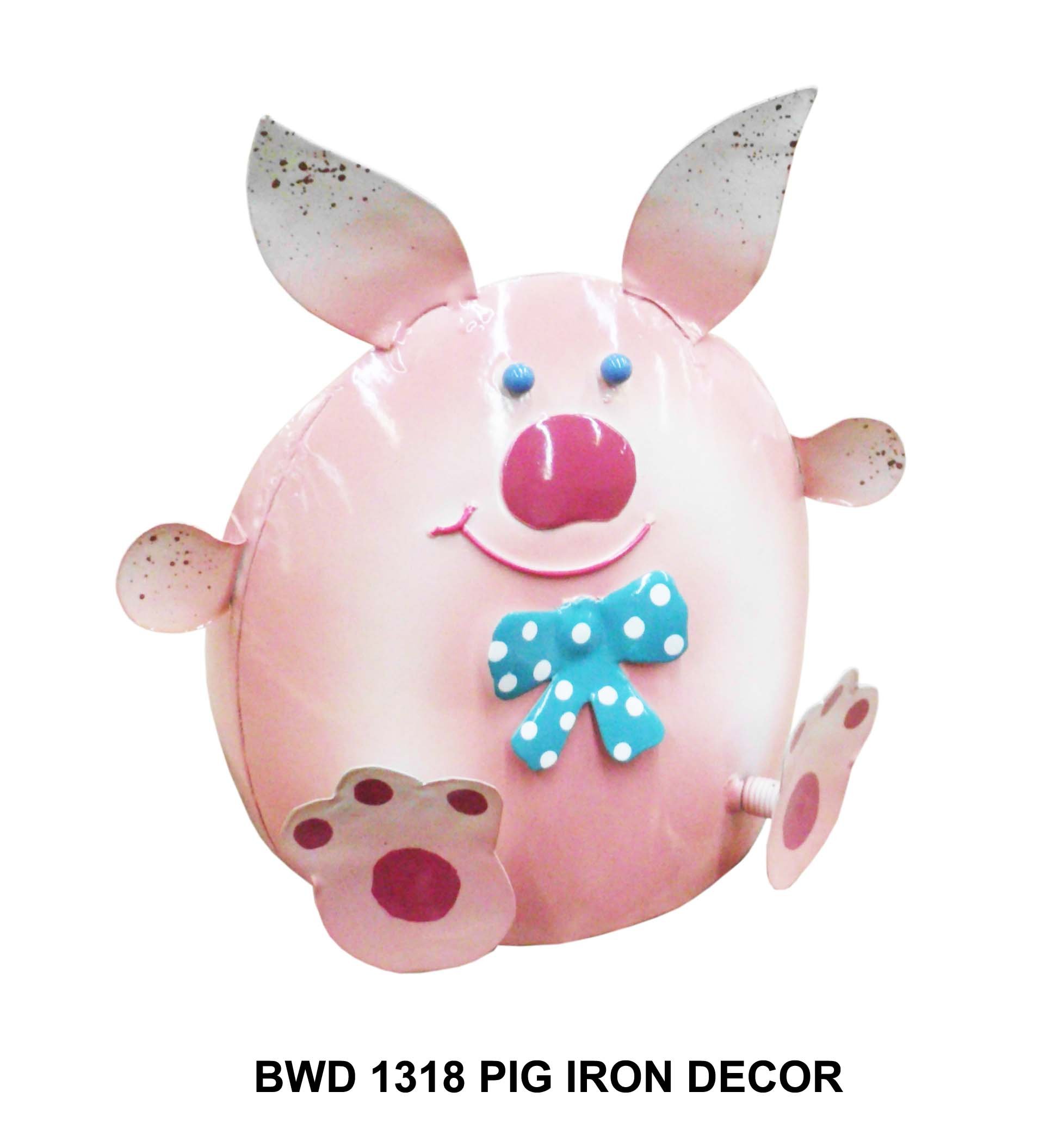 D-Art Collection Iron Pig Garden Decor - Rustic Outdoor Farmhouse Decor for Yard, Patio, and Garden - Perfect for Farmhouse, Cottage, and Countryside Style Landscaping