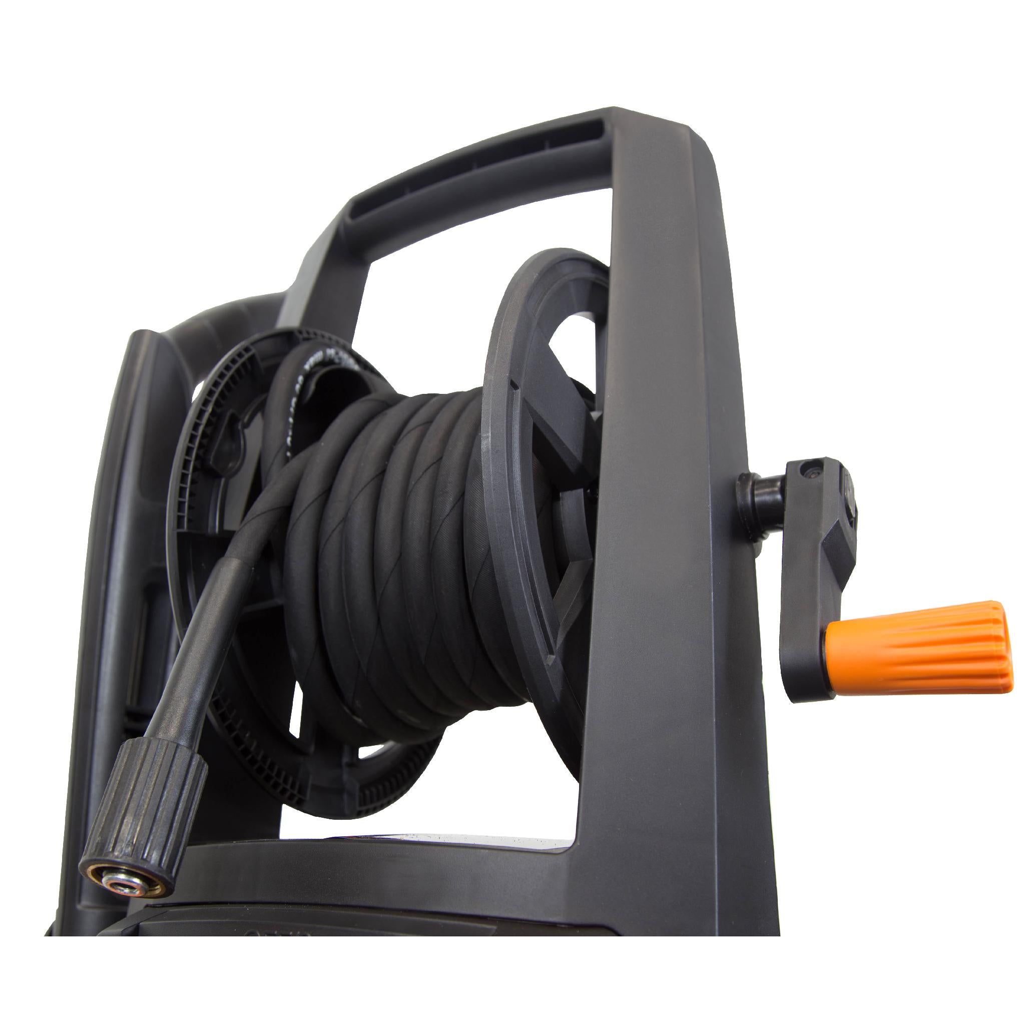 WEN PW21 2030 PSI 1.76 GPM 14.5 Amp Electric Pressure Washer with Adjustable Detergent & Hose Reel - Perfect for Home Cleaning, Driveway Washing, and Outdoor Maintenance