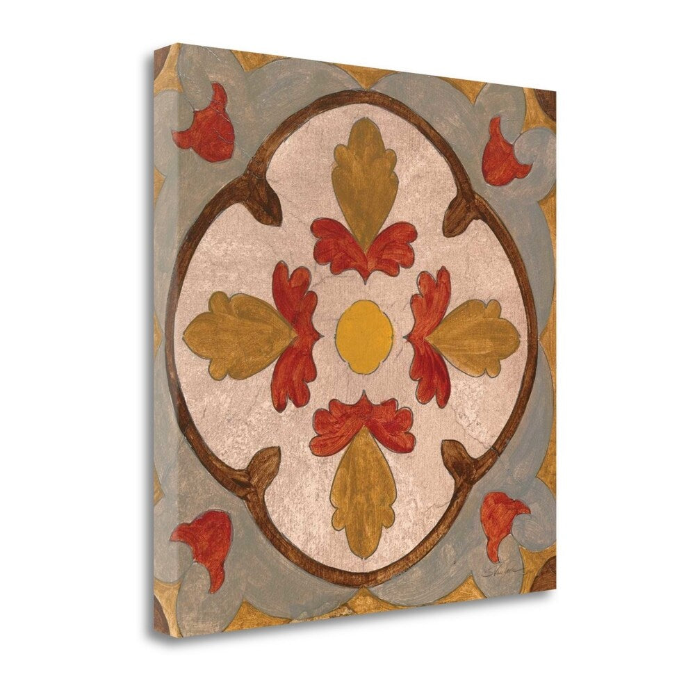 Silvia Vassileva Andalucia Tiles F Color Giclee Print on Gallery Wrap Canvas - Perfect for Home Decor, Living Room & Office Wall Art