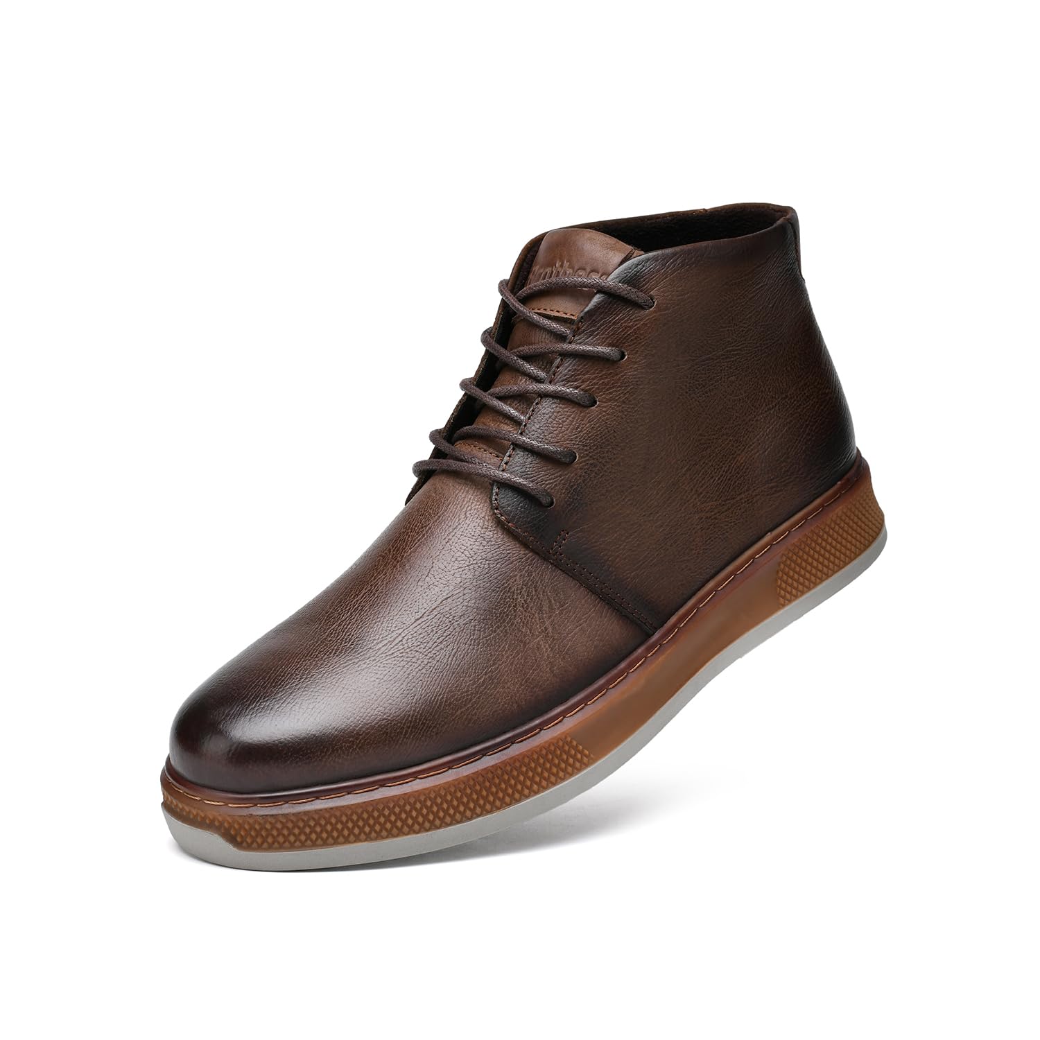 Men's Chukka Boots - Casual Ankle Boots for Motorcycle & Combat | Black Leather Boots for Everyday Wear & Outdoor Adventures