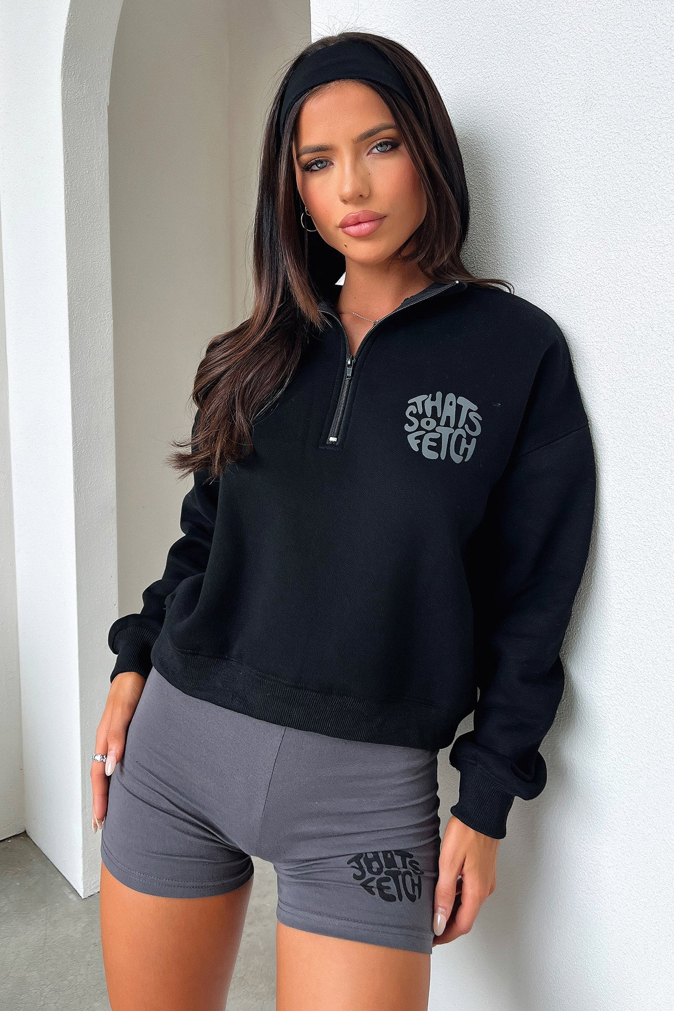 Beckham Half Zip Sweater for Men - Soft & Comfortable Pullover Black Sweatshirt | Casual Wear, Gym, Outdoor Activities