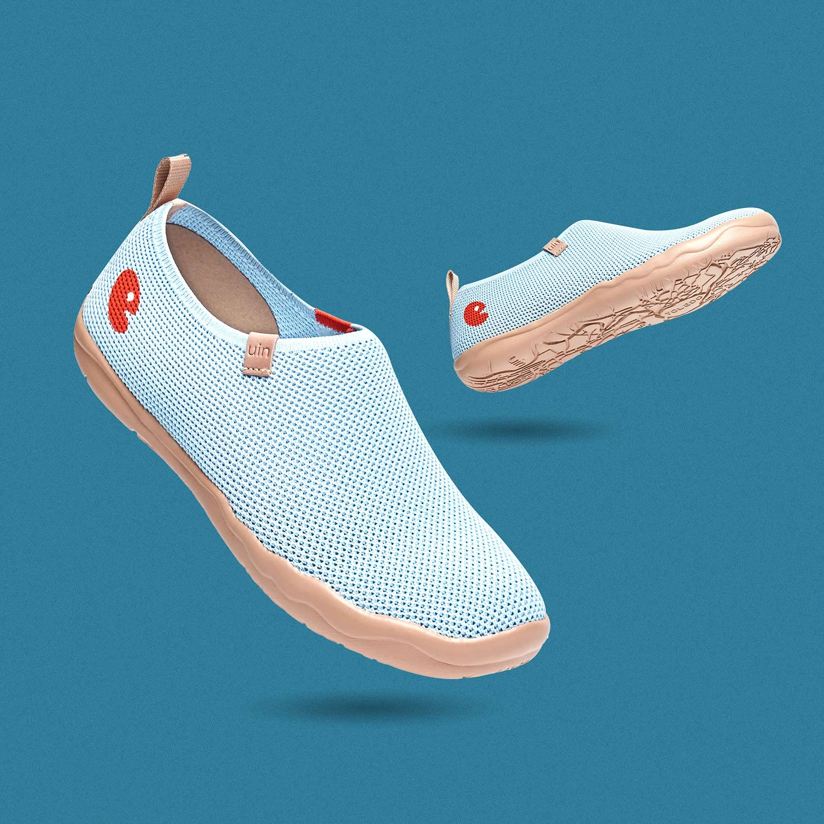 UIN Women's Slip-On Sneakers - Lightweight Walking Shoes for Women | Comfortable Casual Loafers | Breathable Travel Flats for Everyday Wear | Perfect for Work, Shopping & Vacation