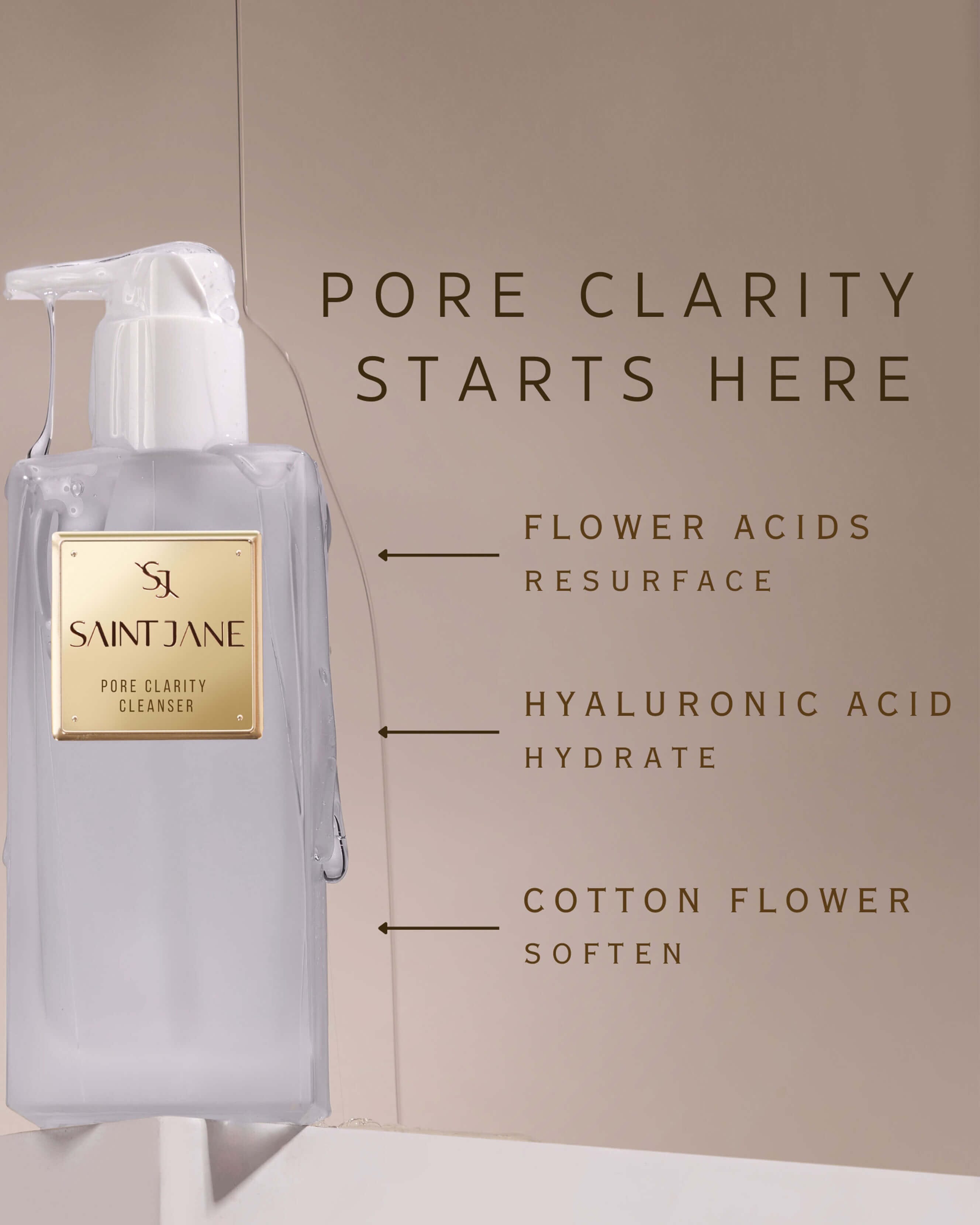 Pore Clarity Cleanser - Deep Cleansing Face Wash for Oily & Acne-Prone Skin | Unclogs Pores, Removes Excess Oil & Blackheads | Perfect for Daily Skincare Routine & Pre-Makeup Prep