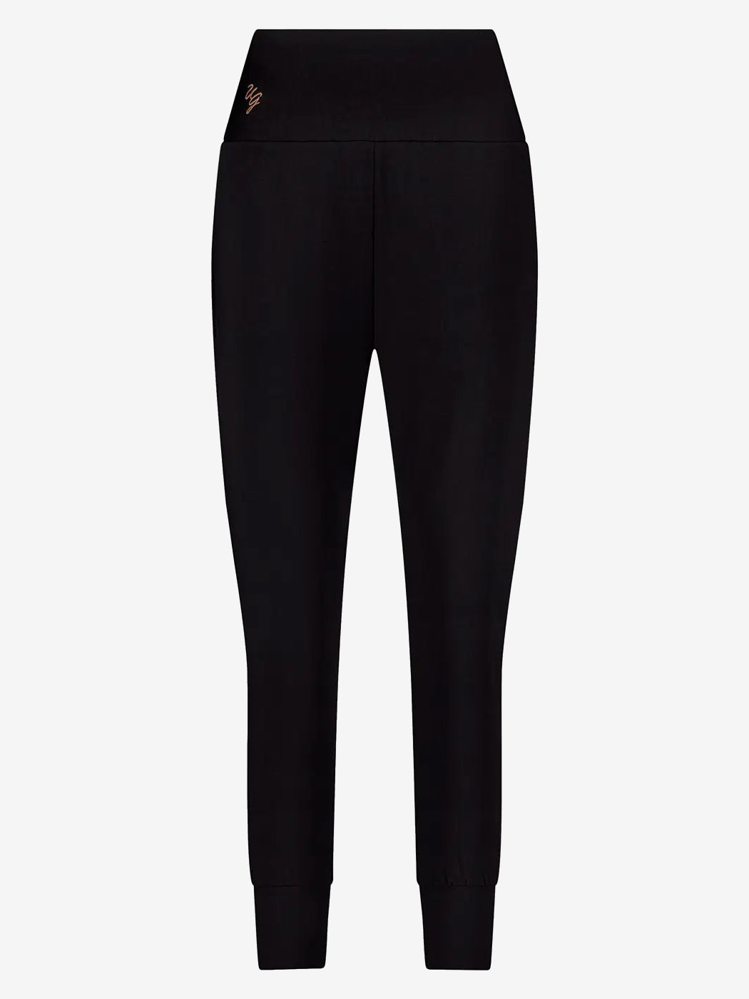 Urban Goddess Bhumi Yoga Pants - Onyx Black | High Waisted Workout Leggings for Women | Perfect for Yoga, Gym & Lounge Wear