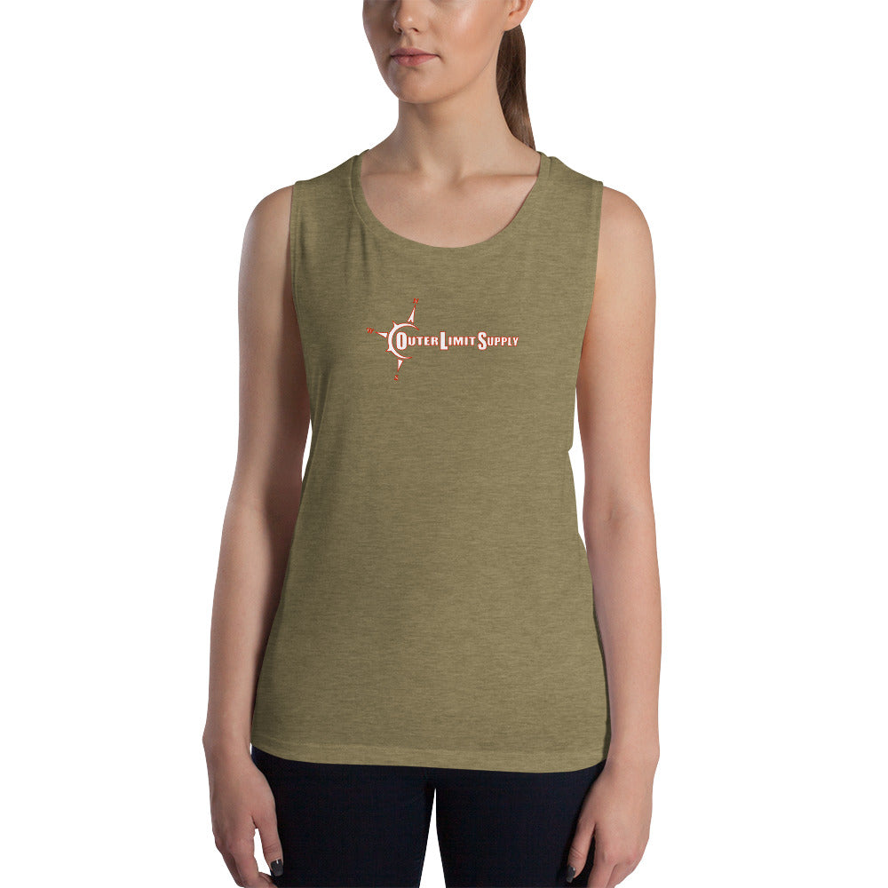 Outer Limit Supply Women's Cotton Tank Tops - Comfortable & Breathable Casual Summer Tops for Yoga, Gym, Beach & Everyday Wear