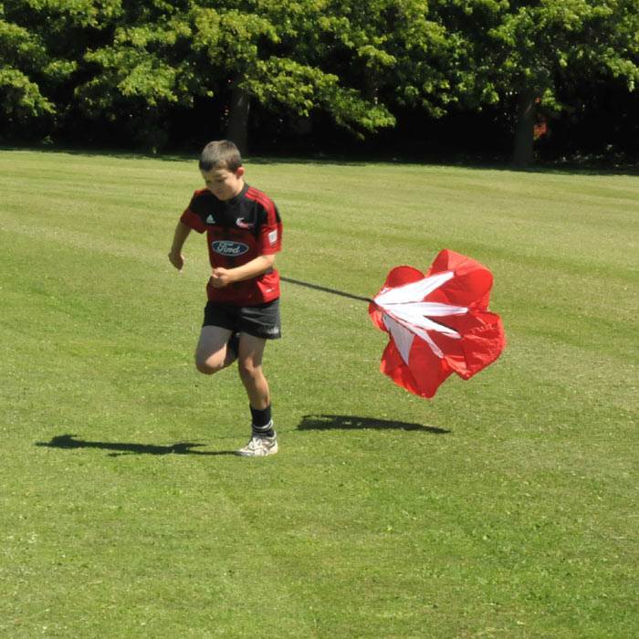 XLR8 Power Speed Chute Medium - Training Parachute for Sprinting & Agility Drills - Improve Speed, Acceleration & Athletic Performance (Football, Soccer, Track & Field Training)