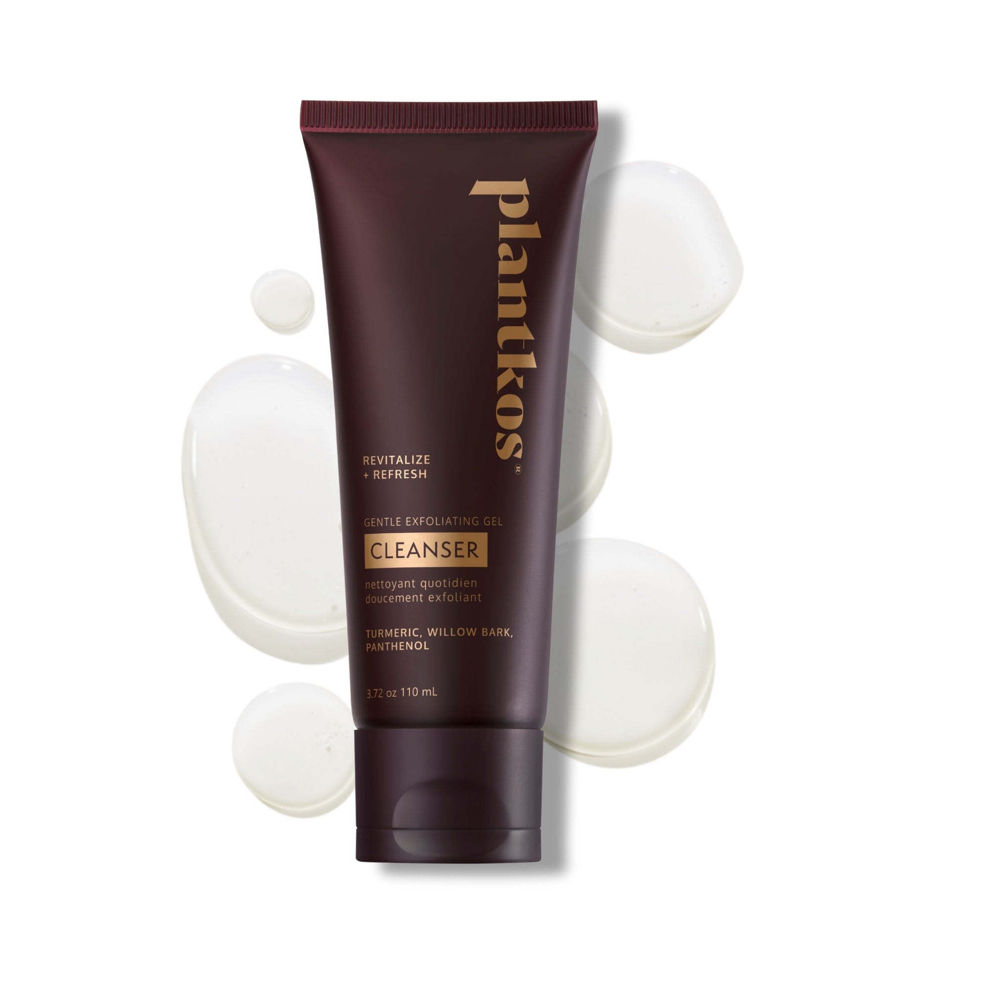 Gentle Exfoliating Gel Cleanser for Sensitive Skin - Deep Cleansing Face Wash with Natural Exfoliants - Perfect for Daily Skincare Routine & Acne-Prone Skin