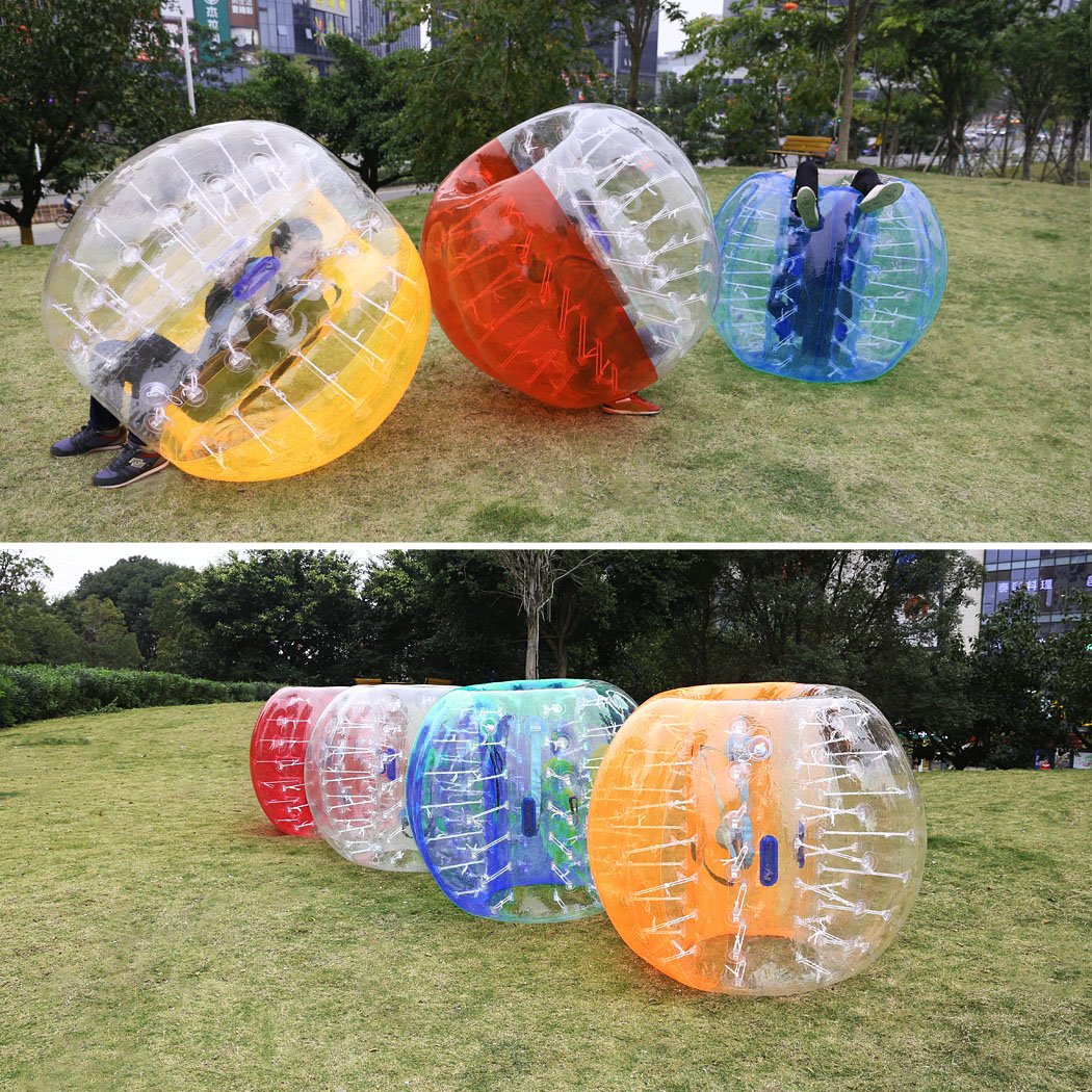 OPPSDECOR Inflatable Bumper Ball - 1.5M Diameter Zorb Ball for Kids, Teens & Adults - Perfect for Backyard Games, Birthday Parties & Outdoor Activities