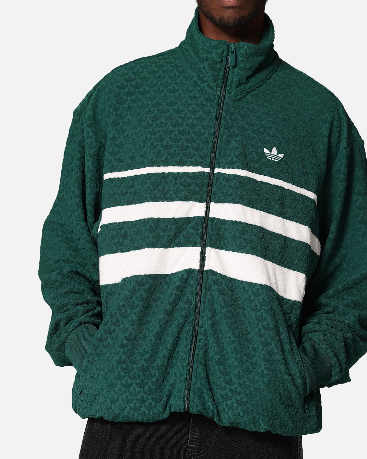 Adidas Monogram Track Top Jacket - Green Athletic Running Jacket for Men & Women | Gym Workout, Jogging, Streetwear Fashion