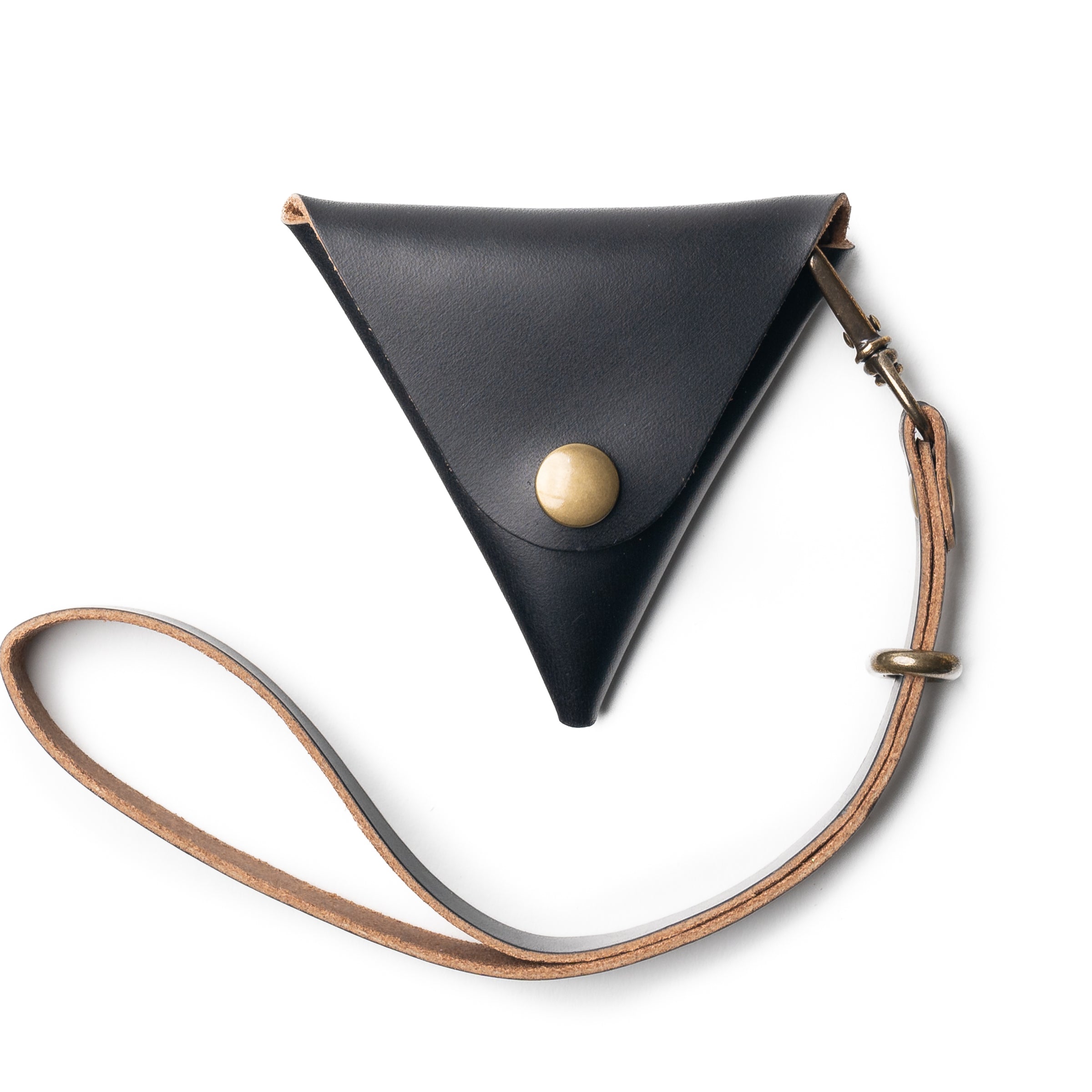 Genuine Leather Triangle Pouch - Small Crossbody Bag for Women, Men | Perfect for Travel, Parties, and Everyday Use