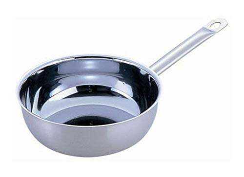 Sitram Cybernox 2.1 Quart Saucier Pan with Lid - Premium Stainless Steel Sauce Pan for Cooking, Simmering & Sauteing - Perfect for Home Chefs & Professional Kitchens