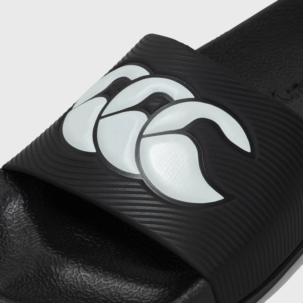 Canterbury Wide Fit Slides for Men & Women - Comfortable Black Sandals for Wide Feet - Perfect for Beach, Pool & Casual Wear