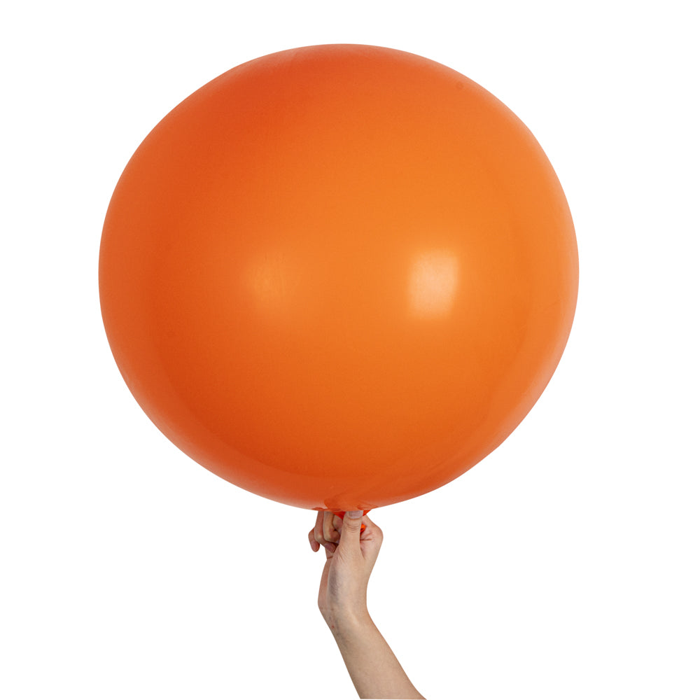 Orange Latex Balloons 36 Inch - Pack of 10 | Party Decorations, Birthday Supplies, Wedding & Baby Shower Decor | Perfect for Indoor & Outdoor Events