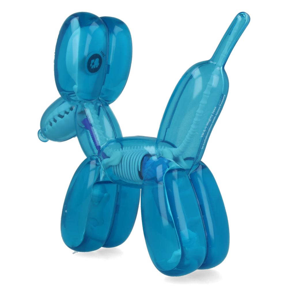 Jason Freeny Sky Blue Anatomy Balloon Dog Sculpture - Unique Art Toy for Home Decor, Office Display & Pop Art Collectors