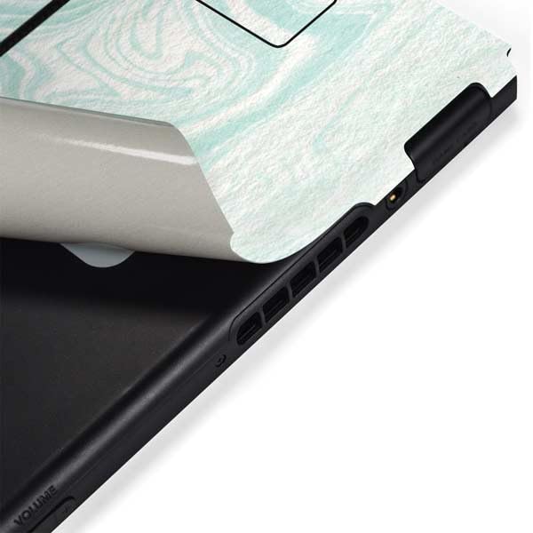 Premium Skinit Decal Gaming Skin for Nintendo Switch Bundle - Marbleized Mint Design | Protective Vinyl Cover for Switch Console & Dock | Perfect for Gaming Enthusiasts & Travel Protection