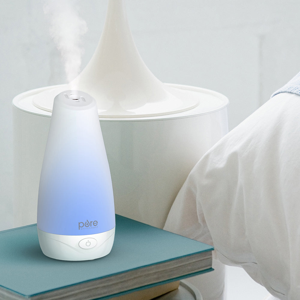 PureSpa™ Essential Oil Diffuser - Ultrasonic Aromatherapy Humidifier with 7 Color LED Lights for Home, Office, Yoga & Meditation | Perfect for Relaxation & Stress Relief