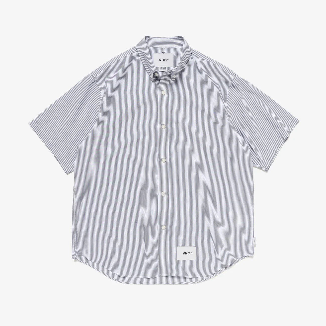 WTAPS 24SS BD 01 Coolmax® Broadcloth Shirt - Breathable & Moisture-Wicking Textile for Summer Outdoor Activities & Casual Wear [241TQDT SHM04]