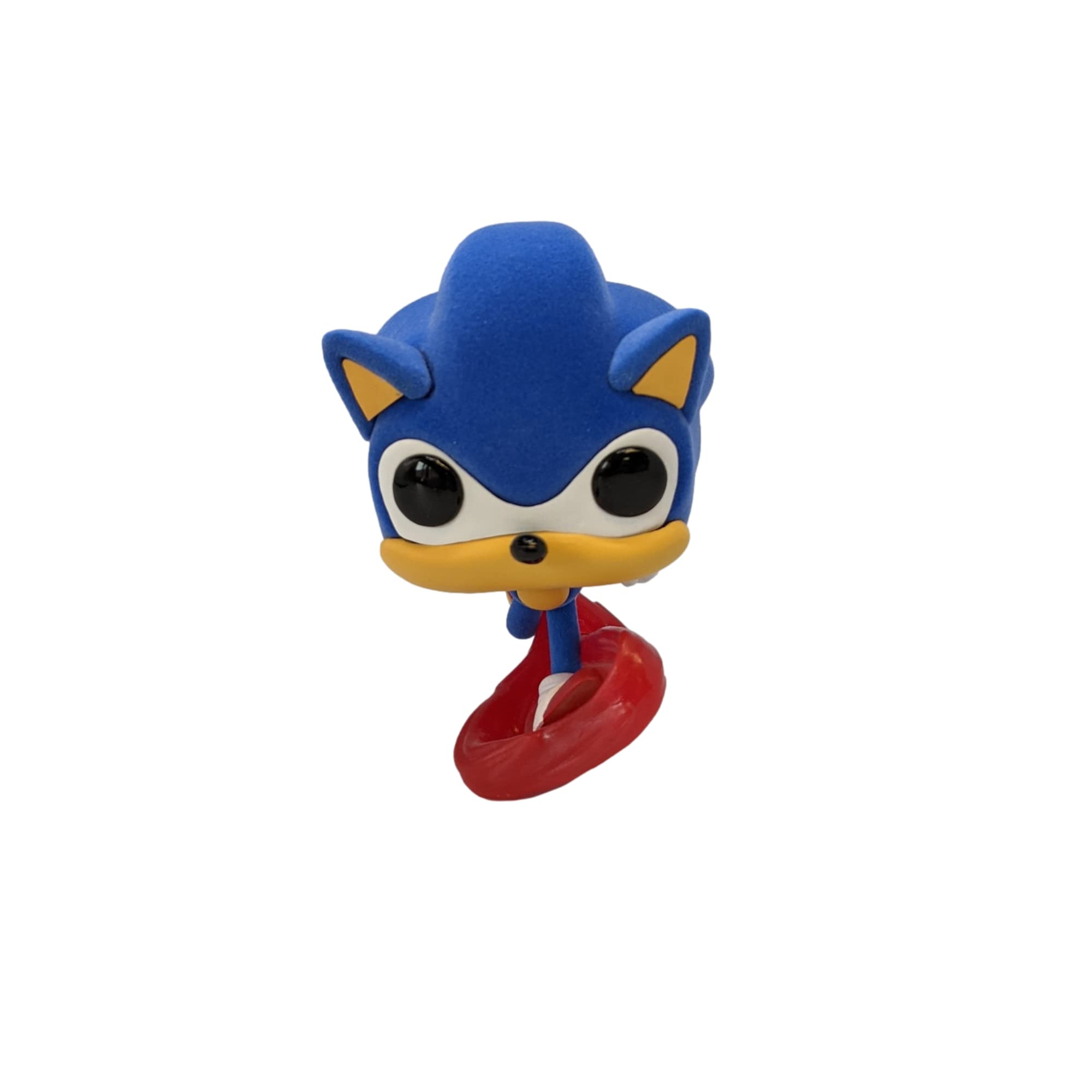 Funko Pop! Sonic The Hedgehog - Classic Running Flocked Collectible Figure (Exclusive #632) | Perfect for Gamers, Anime Fans & Pop Culture Collectors | Great Gift for Birthday, Christmas & Home Decor