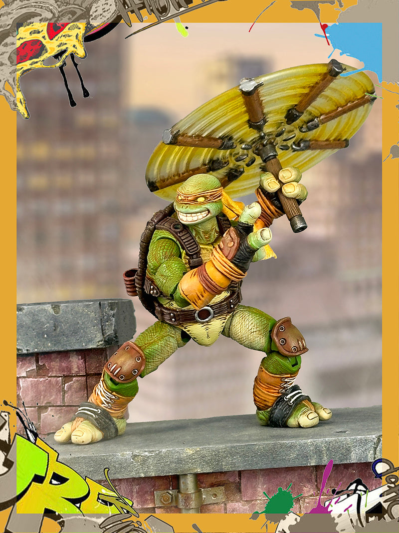 Fury Toys 1/12 Scale 5-inch Action Figure - Wave 3 Rage Samurai Force Turtle Collectible Figure for Display & Play | Perfect for Anime Fans, Model Collectors, and Gift Giving