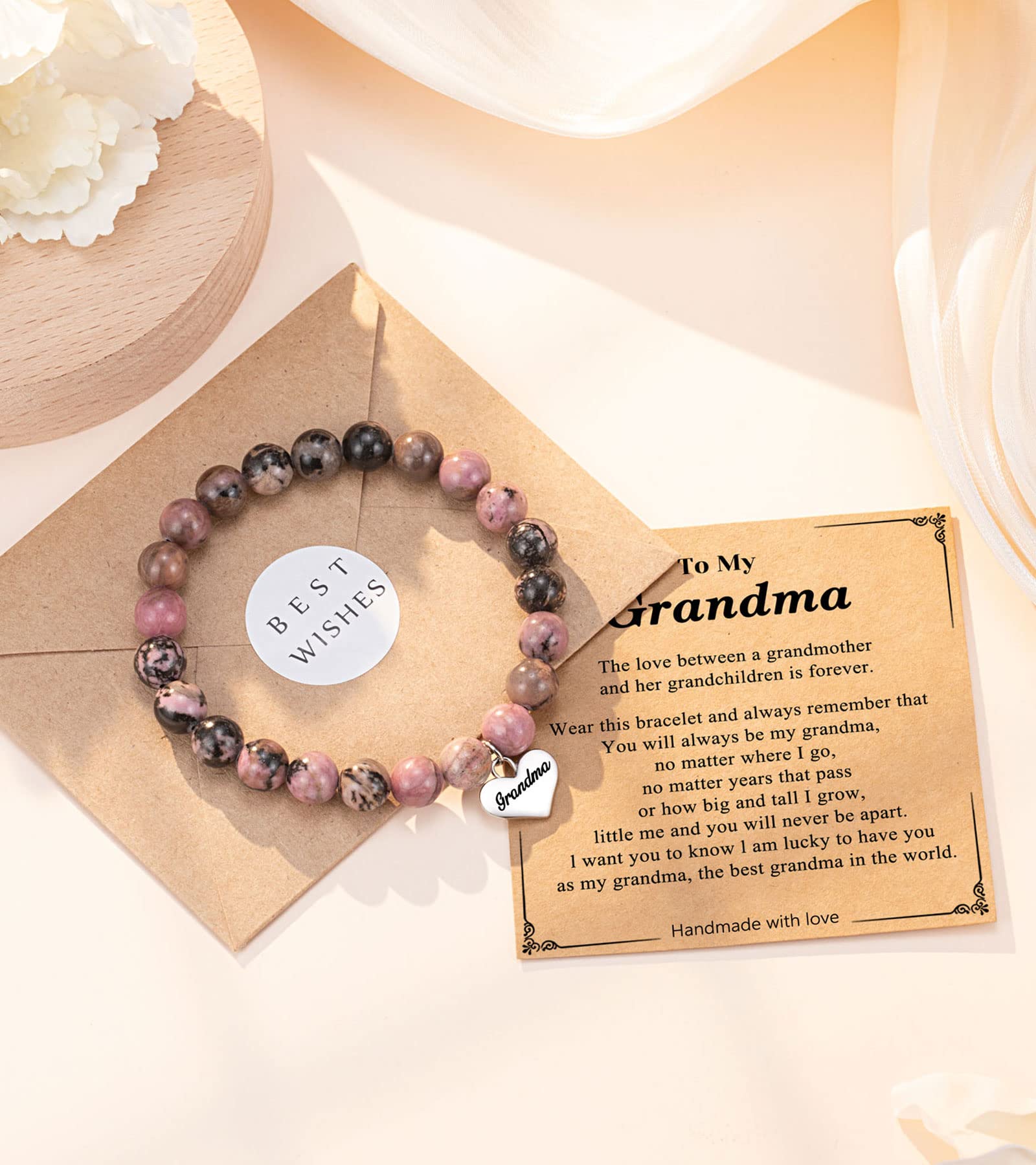 Heart Charm Bracelet for Women, Nana, Grandma, Mom, Daughter, Best Friend, Sister - Perfect Birthday, Christmas, Valentine's Day Gift for Teen Girls & Women - Ideal for Everyday Wear, Special Occasions, and Thoughtful Gestures