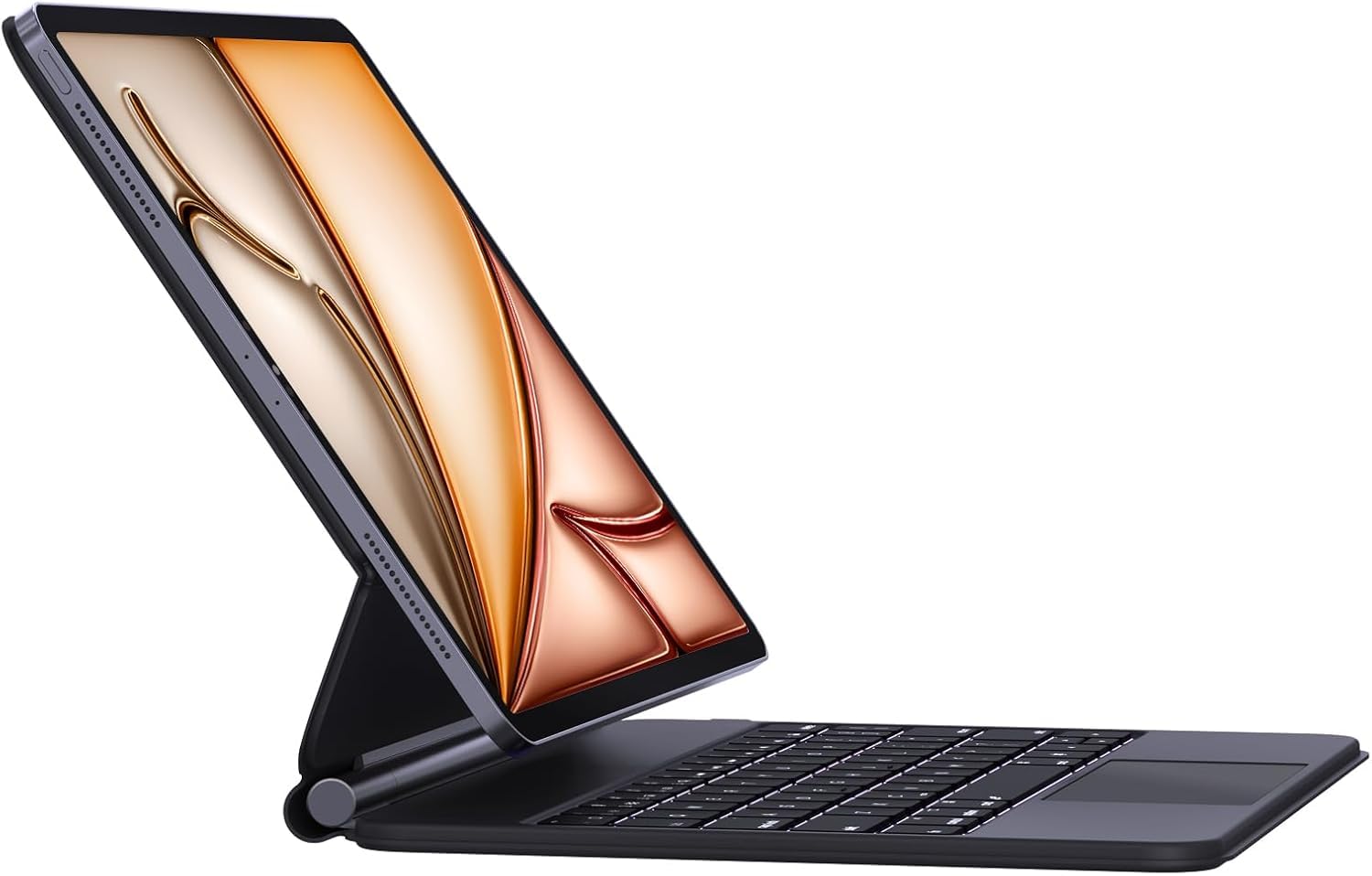 AUSDOM Magnetic Backlit Keyboard Case with Multi-Touch Trackpad for iPad Pro 11 & Air 11 (2024-2025 M2/M3) & iPad Air 4th/5th Gen - Slim Protective Cover for Work, Study & Travel