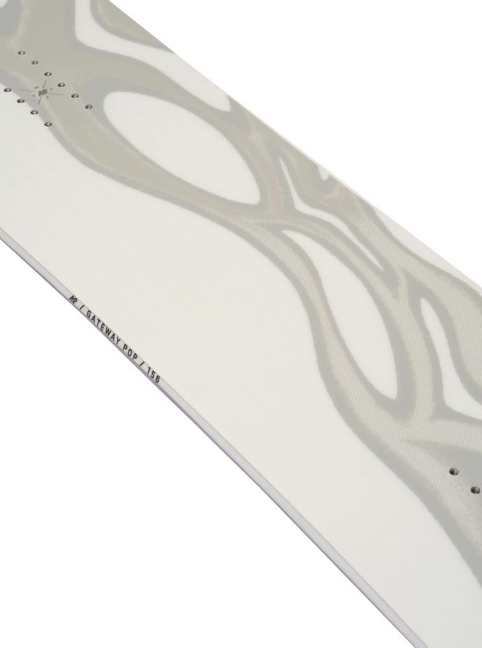 K2 Gateway Pop Men's Snowboard - All-Mountain Freestyle Snowboard for Intermediate Riders | Perfect for Park, Powder & Groomed Runs
