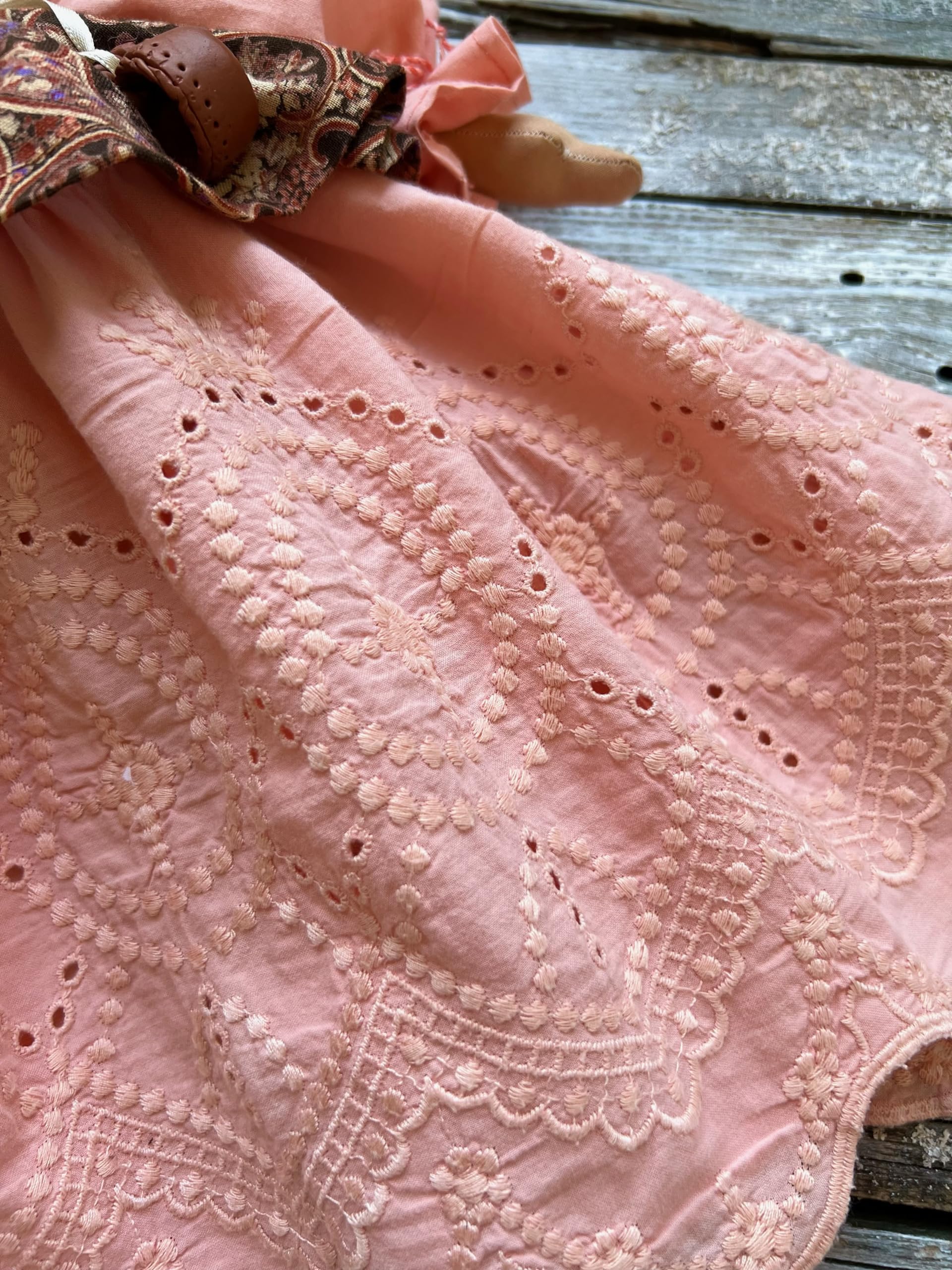Handmade Boho Coffee Tilda Rag Doll - Cute Textile Kitchen Decor, Angel Home Accent, Unique Gift for Coffee Lovers & Mothers | Perfect for Farmhouse Kitchens, Coffee Shops & Nursery Decor