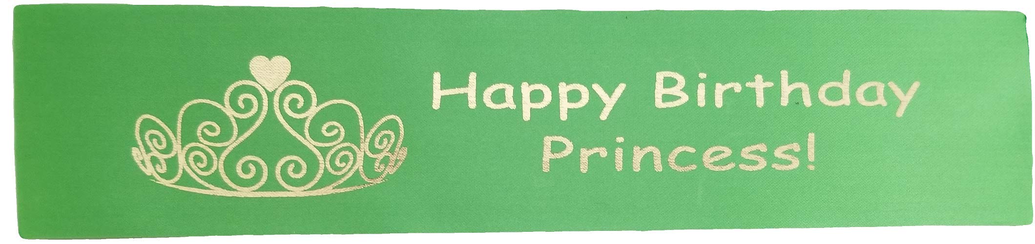 Disney Princess Tiana Balloon Bundle - 13 Piece Party Decorations with WGIS Printed Happy Birthday Ribbon for Birthday Parties, Baby Showers & Disney Themed Events