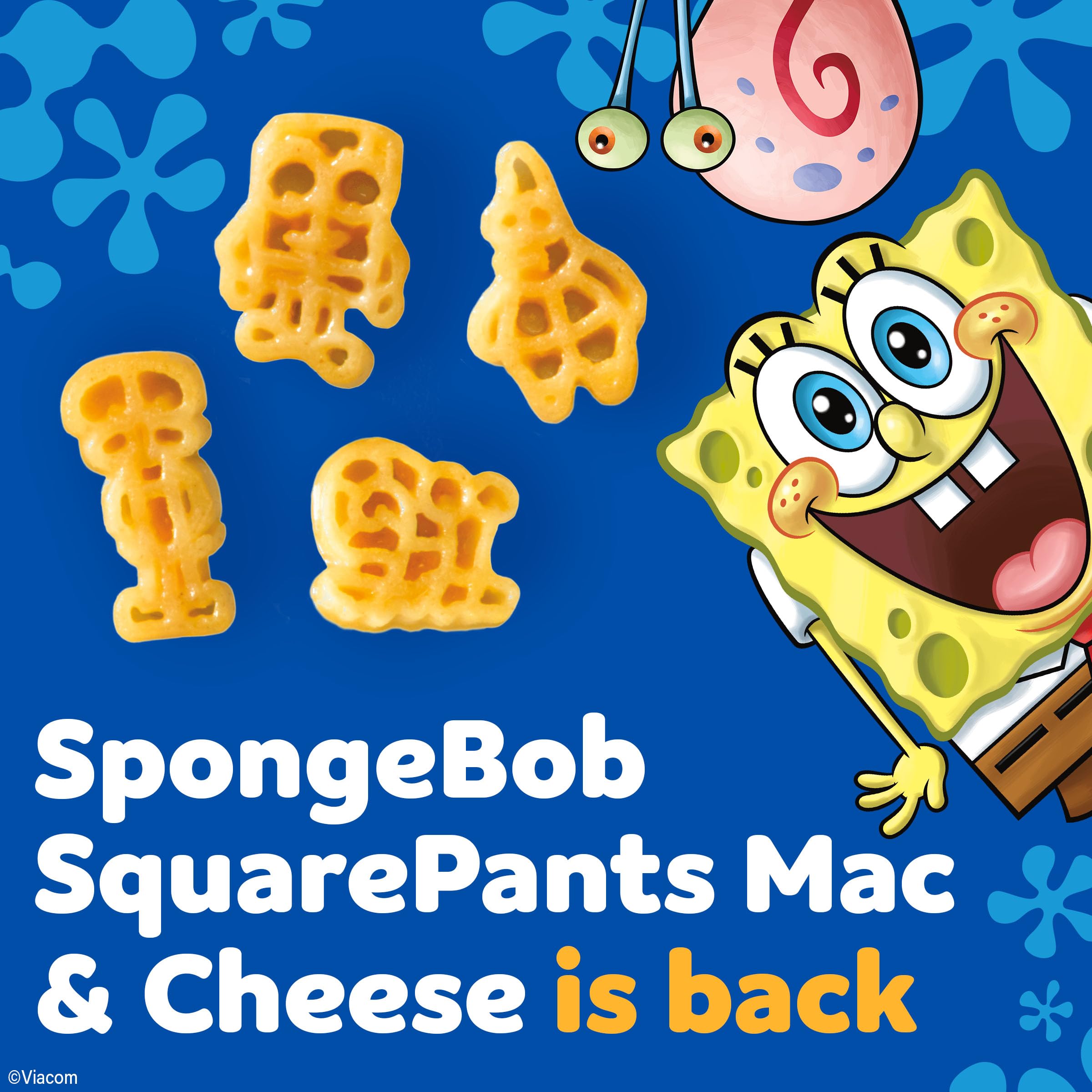 Kraft Macaroni & Cheese Spongebob Squarepants Shapes Pasta Dinner - 4 Pack (1.9 oz Cups) - Fun Kids Meal, Lunchbox & After-School Snack - Packaging May Vary