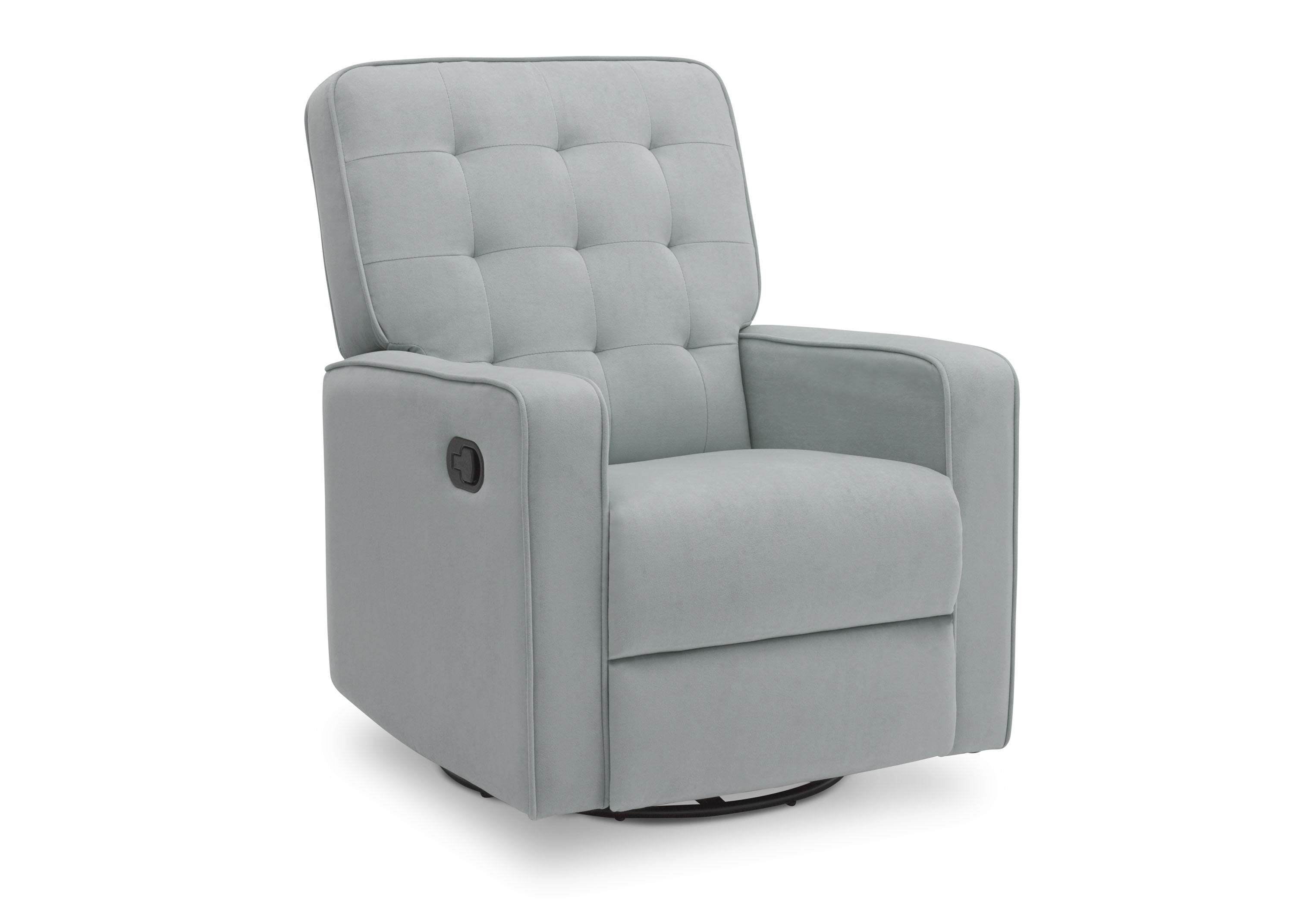 Premium Graham Nursery Glider Swivel Recliner Chair with LiveSmart Fabric by Culp - Perfect for Baby Nurseries, Breastfeeding & Relaxing in Nursery Rooms