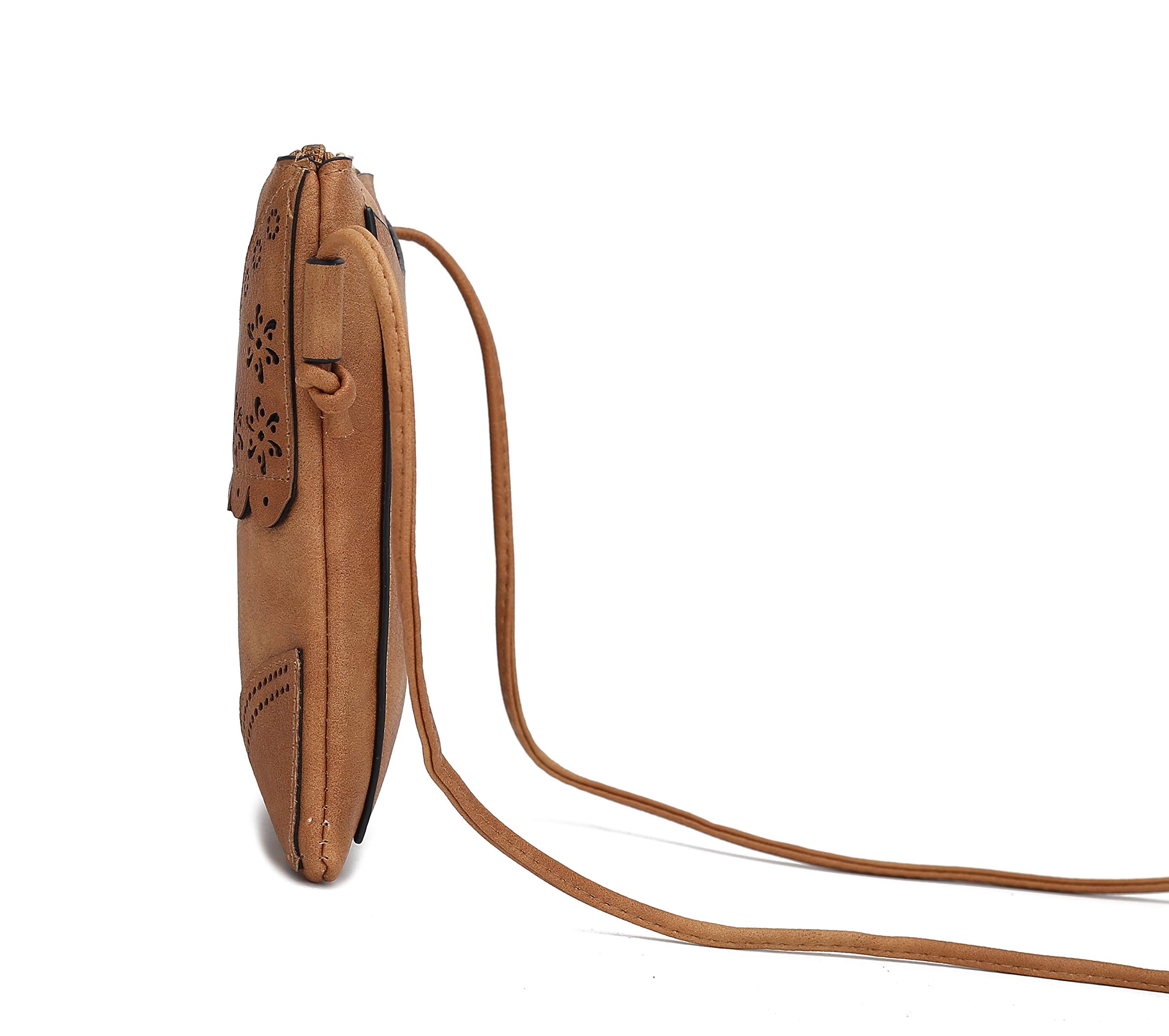 MKF Women's PU Leather Crossbody Bag - Small Shoulder Purse for Daily Use