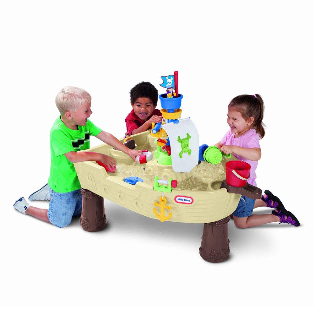 Little Tikes Anchors Away Pirate Ship Playset - Amazon Exclusive Toy for Kids | Outdoor & Indoor Play, Imaginative Adventures, Backyard Fun