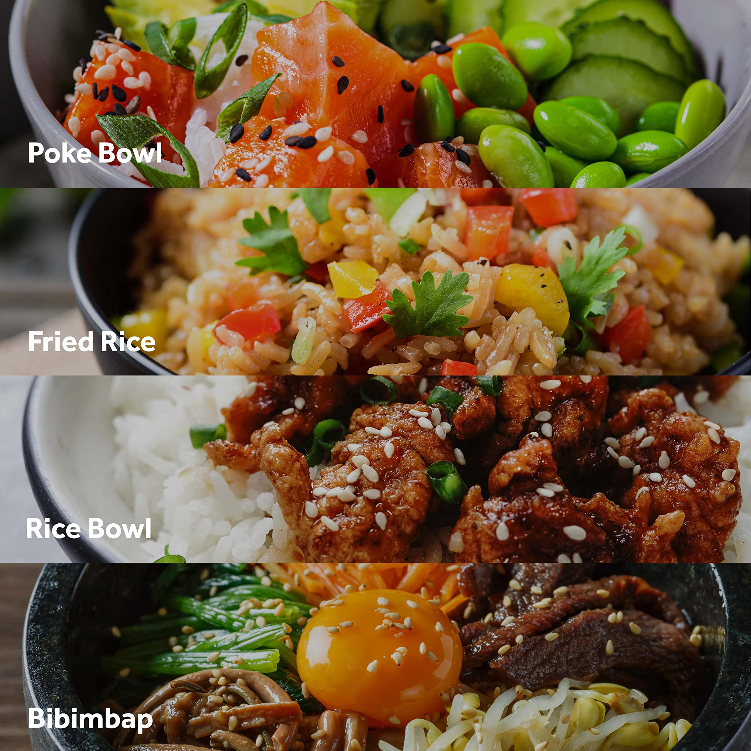 O'Food BAP Instant Rice (Pack of 3) | Korean Cooked White Sticky Rice | Microwaveable & Gluten-Free | Asian Pantry Staple | Perfect with Kimchi, Noodles & Soup | Quick Meal Prep for Office Lunch, Camping & Busy Weeknights