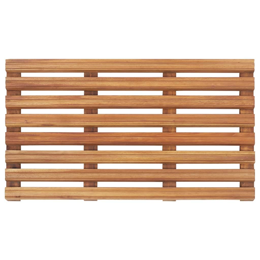 Premium FAMIROSA Acacia Wood Bath Mats Set of 2 (22