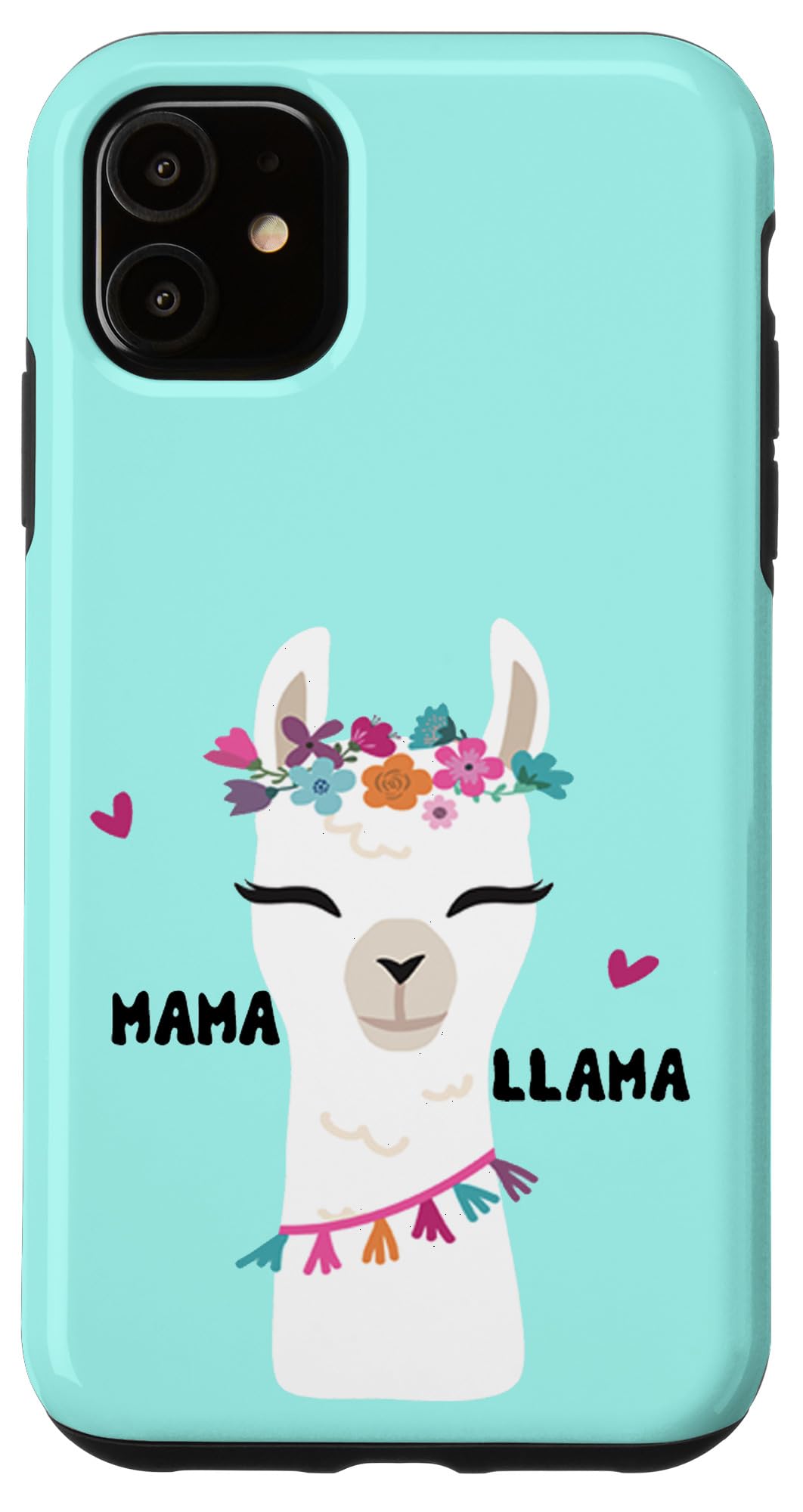 iPhone 11 Cute Llama Phone Case - Durable Protective Cover for iPhone 11 (6.1 Inch) - Perfect Gift for Llama Lovers, Trendy Accessory for School, Work & Travel