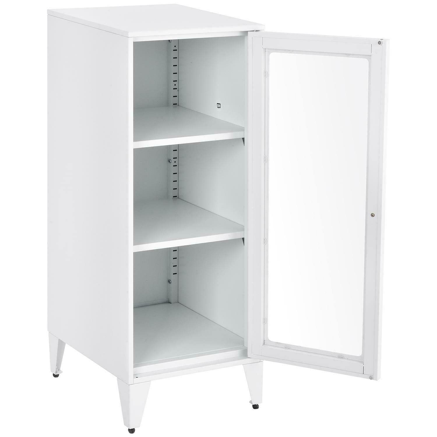 Tall Freestanding Kitchen Pantry Storage Cabinet with Door Shelf - Home Organizer for Kitchen, Pantry & Dining Room | Perfect for Storing Food, Dishes & Cooking Supplies
