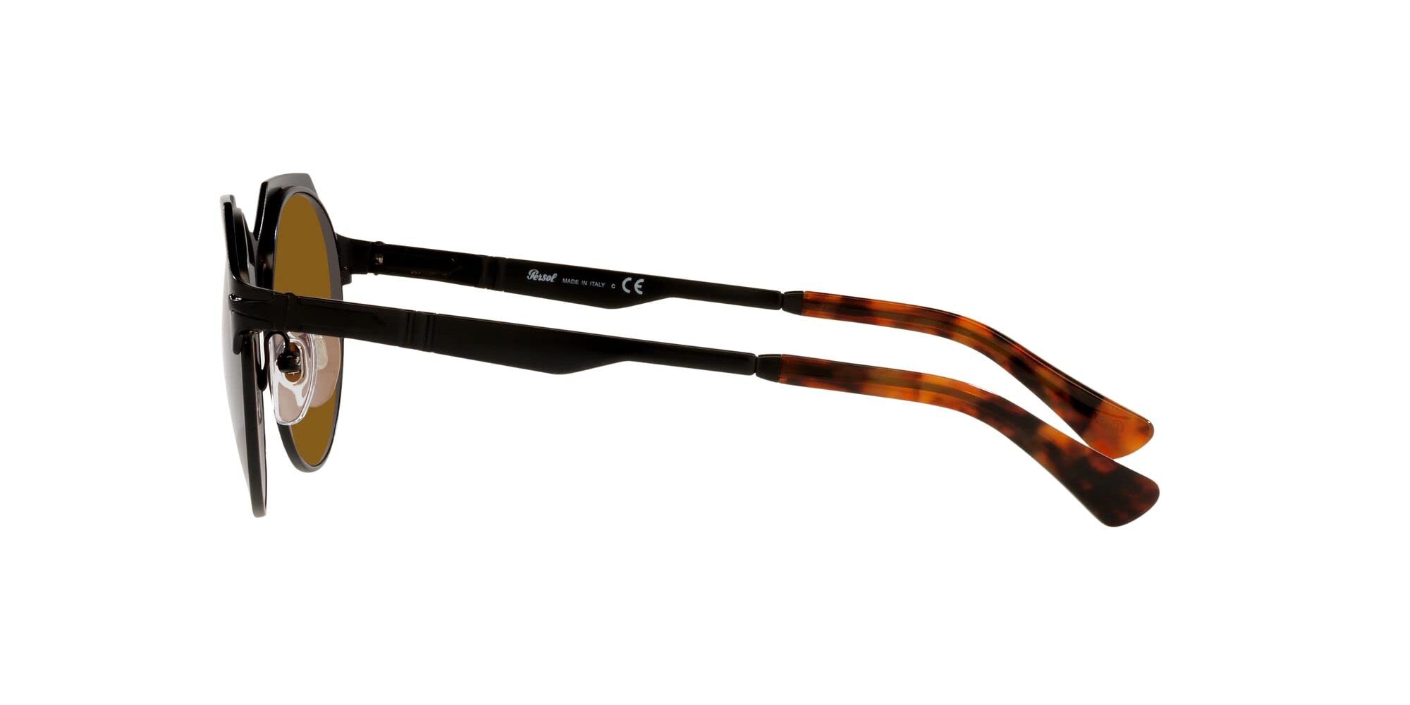 Persol PO2488S Hexagonal Sunglasses for Men & Women - Polarized UV Protection - Classic Italian Design - Perfect for Driving, Travel & Outdoor Activities
