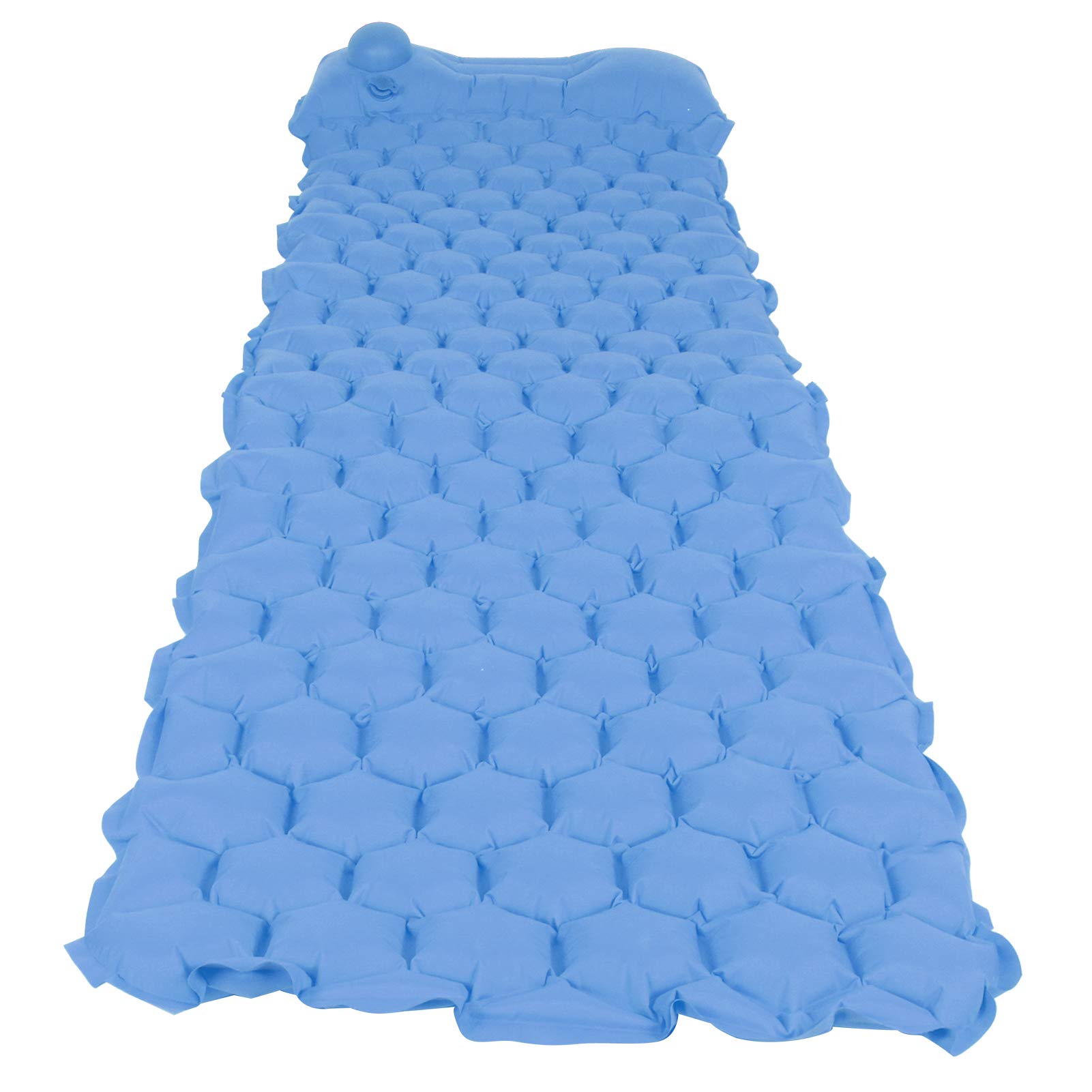 Ultralight Waterproof Air Mattress - Compact & Durable Inflatable Sleeping Pad for Camping, Hiking, Backpacking - Portable Travel Airbed (Peacock Blue) - Perfect for Outdoor Adventures & Guest Bedding