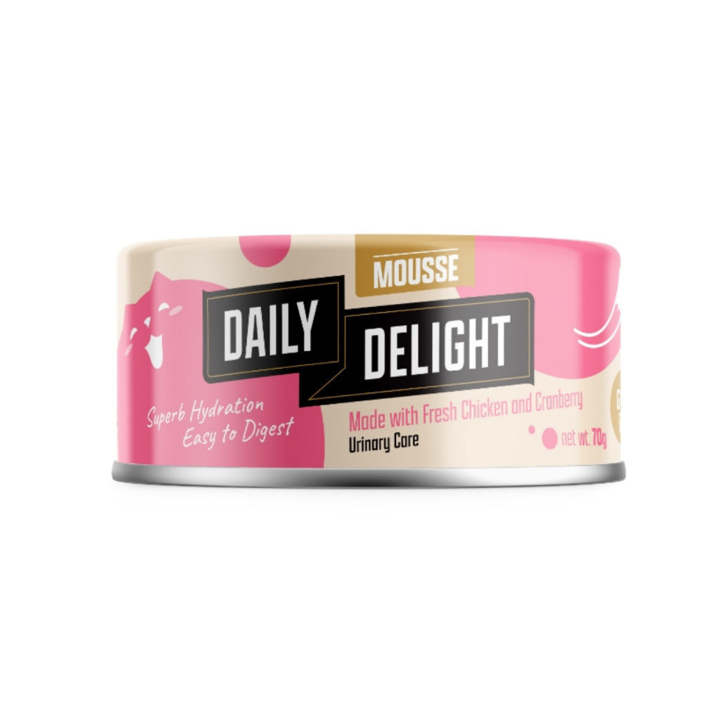 Premium Grain-Free Wet Cat Food Mousse - 70g/80g Pouch, Easy to Digest & Hydrating for Adult Cats | Healthy Daily Meal & Travel Companion for Pets