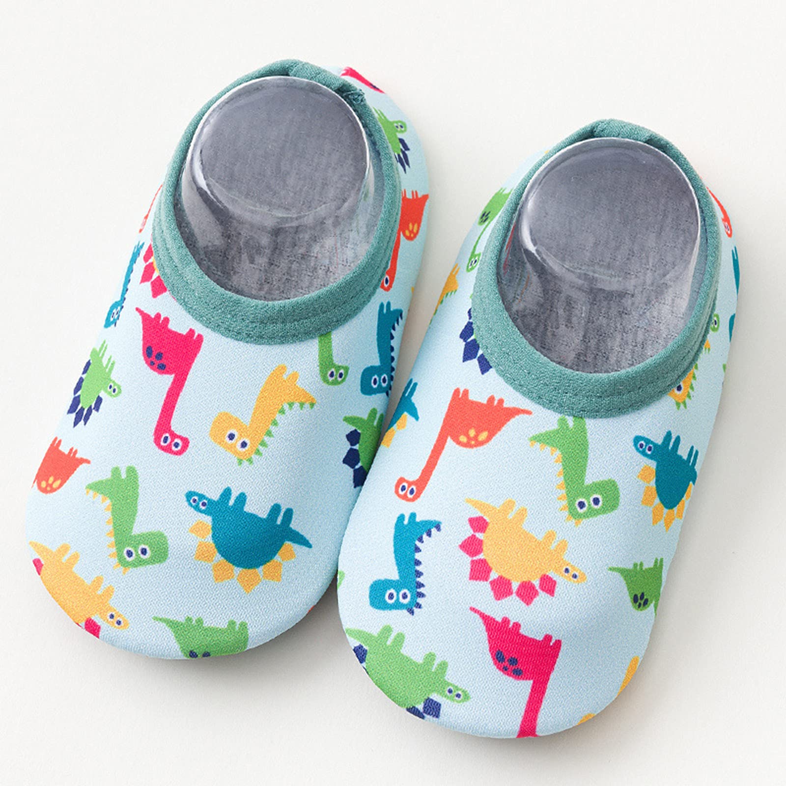 **Gaoqi Baby Water Shoes for Boys & Girls - Non-Slip Barefoot Aqua Socks with Cartoon Design - Perfect for Swimming, Beach, and Pool Play**
