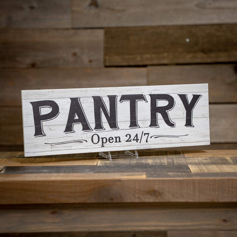 Chico Creek Signs Modern Farmhouse Rustic Wooden Pantry Decor Sign - 6x18 Inches - Perfect for Kitchen, Dining Room & Country Style Home Decor