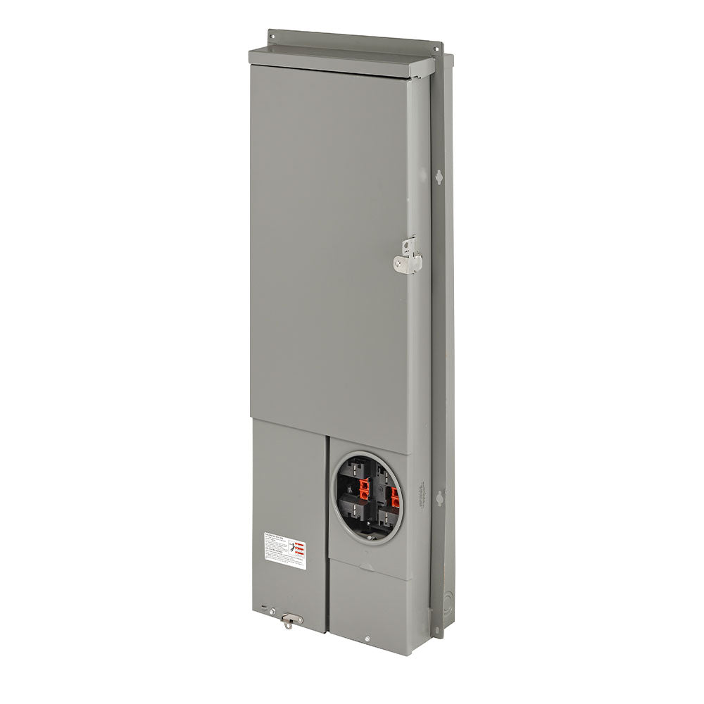 30 Space Outdoor Meter Main Combo with 100A Main Circuit Breaker - Semi Flush Mount, LG310 BED - Perfect for Residential & Commercial Electrical Panels, Weatherproof Outdoor Installation