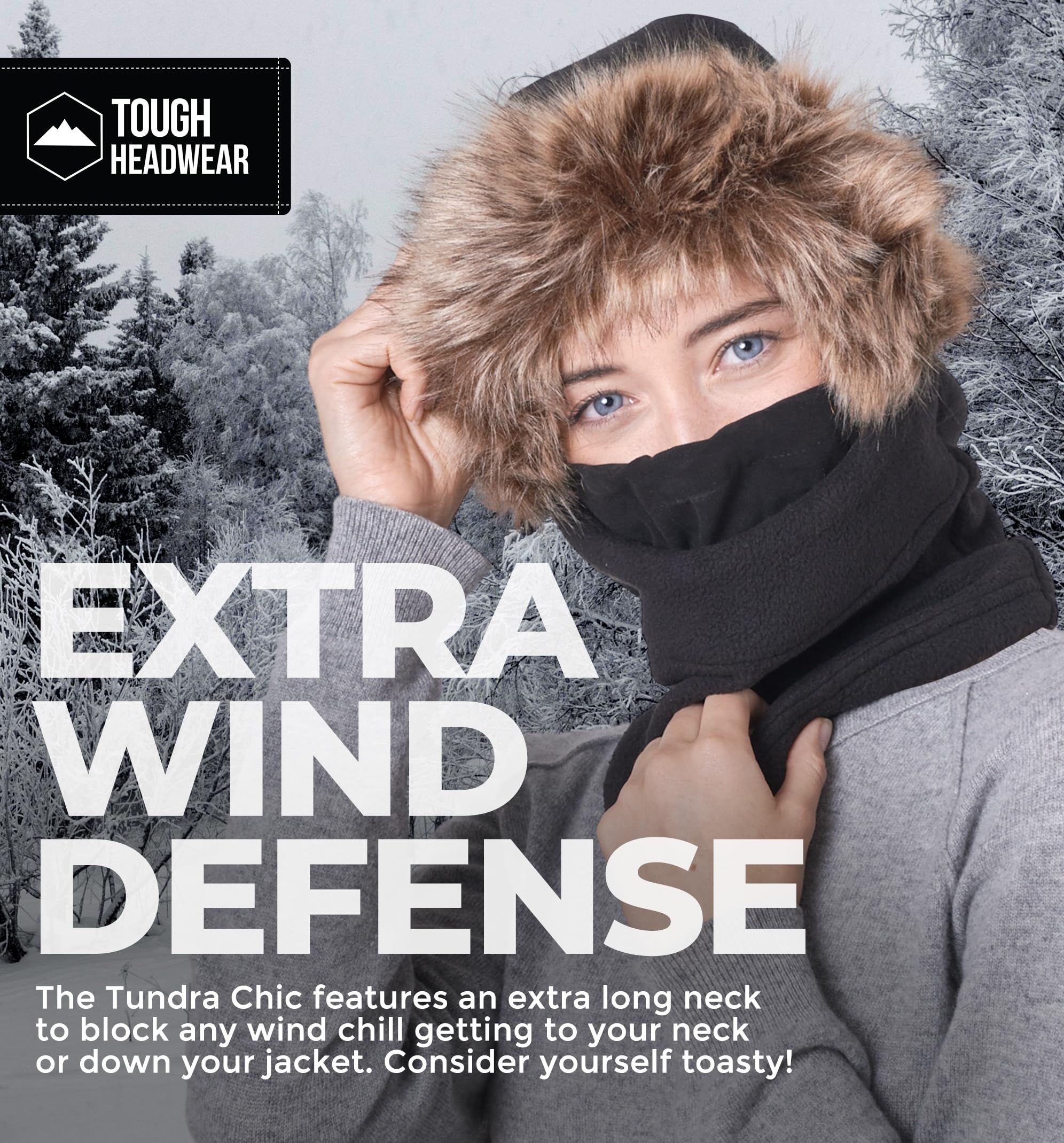 Warm Fleece Balaclava Ski Mask for Men & Women - Windproof Winter Face Cover for Extreme Cold Weather - Perfect for Skiing, Snowboarding & Outdoor Activities