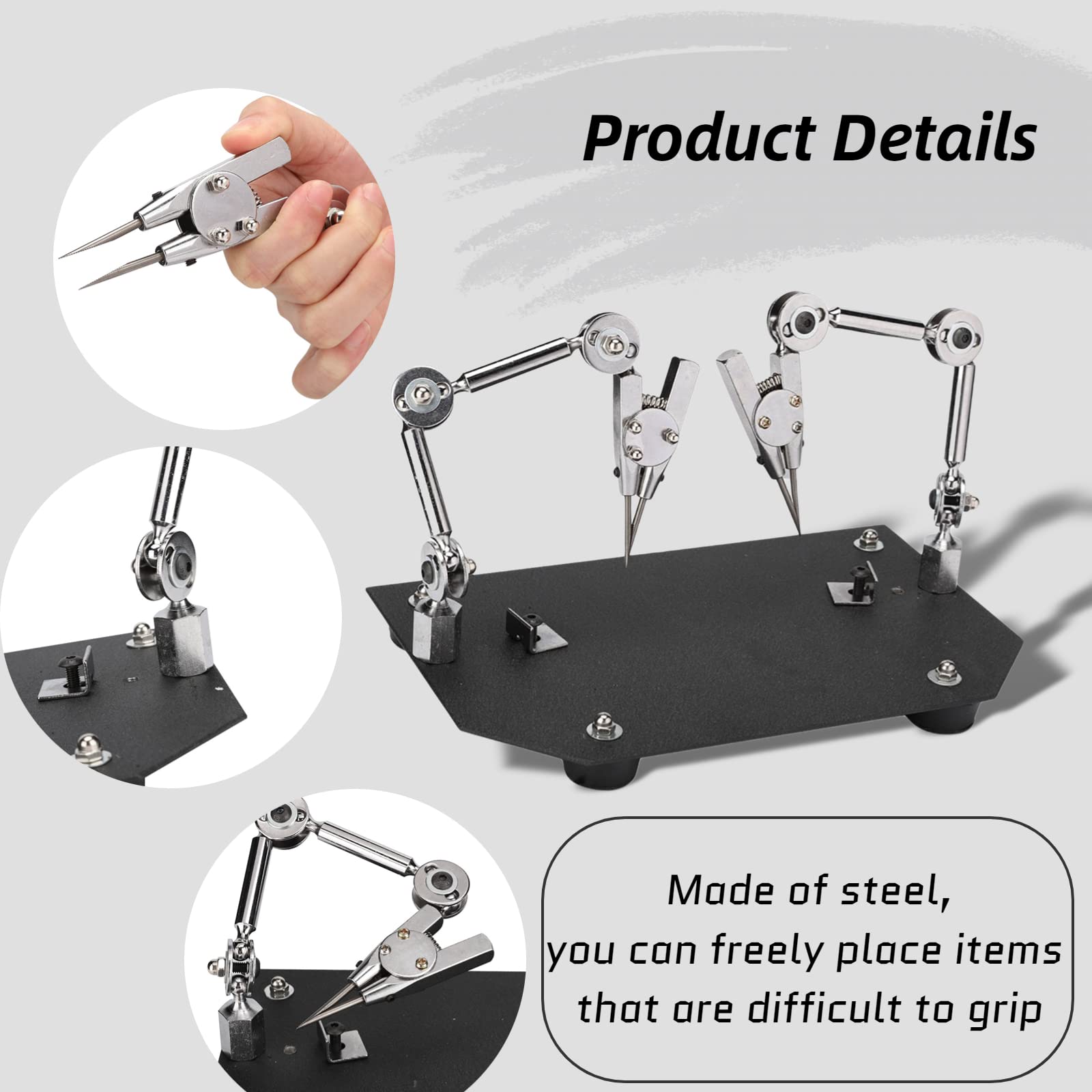 Welding Clamps Set - 3rd Hand Tool for Soldering, Jewelry & Modeling - Workshop & DIY Use