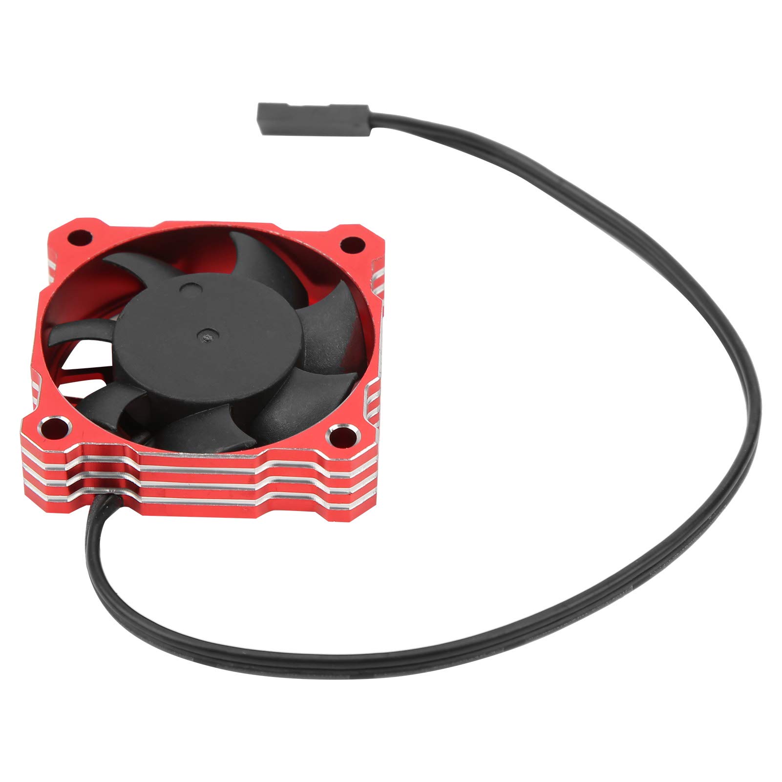 High Performance ESC Motor Cooling Fan - Ultra Lightweight & Fast Cooling RC Fan for 1/10 1/8 1/12 Scale ESC Engines | Professional Grade Replacement Part for RC Hobbyists & Enthusiasts (Red) | Perfect for Drift Racing, Off-Road Bashing & High-Speed RC Car Cooling
